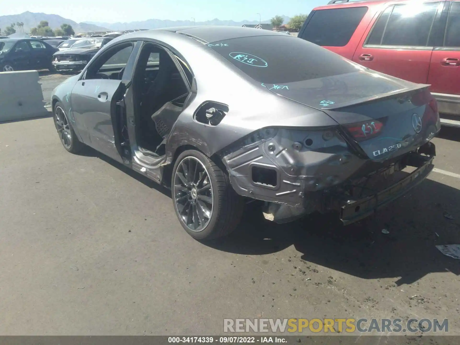 6 Photograph of a damaged car W1K5J4GB0NN298289 MERCEDES-BENZ CLA 2022