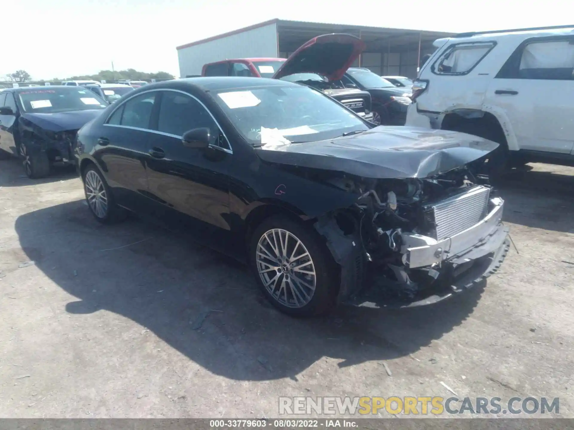 1 Photograph of a damaged car W1K5J4GB6NN299625 MERCEDES-BENZ CLA 2022