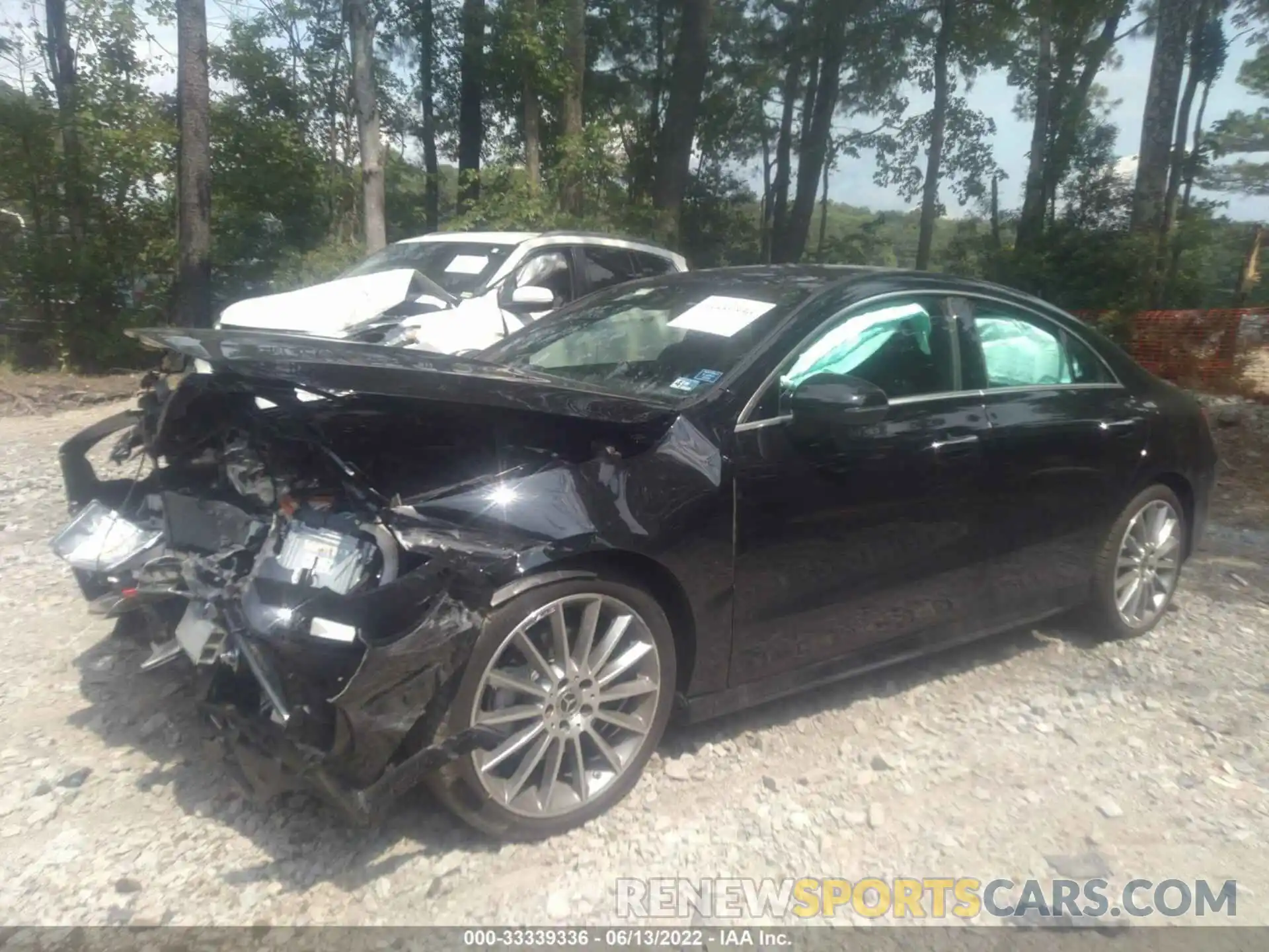 2 Photograph of a damaged car W1K5J4HB1NN296100 MERCEDES-BENZ CLA 2022