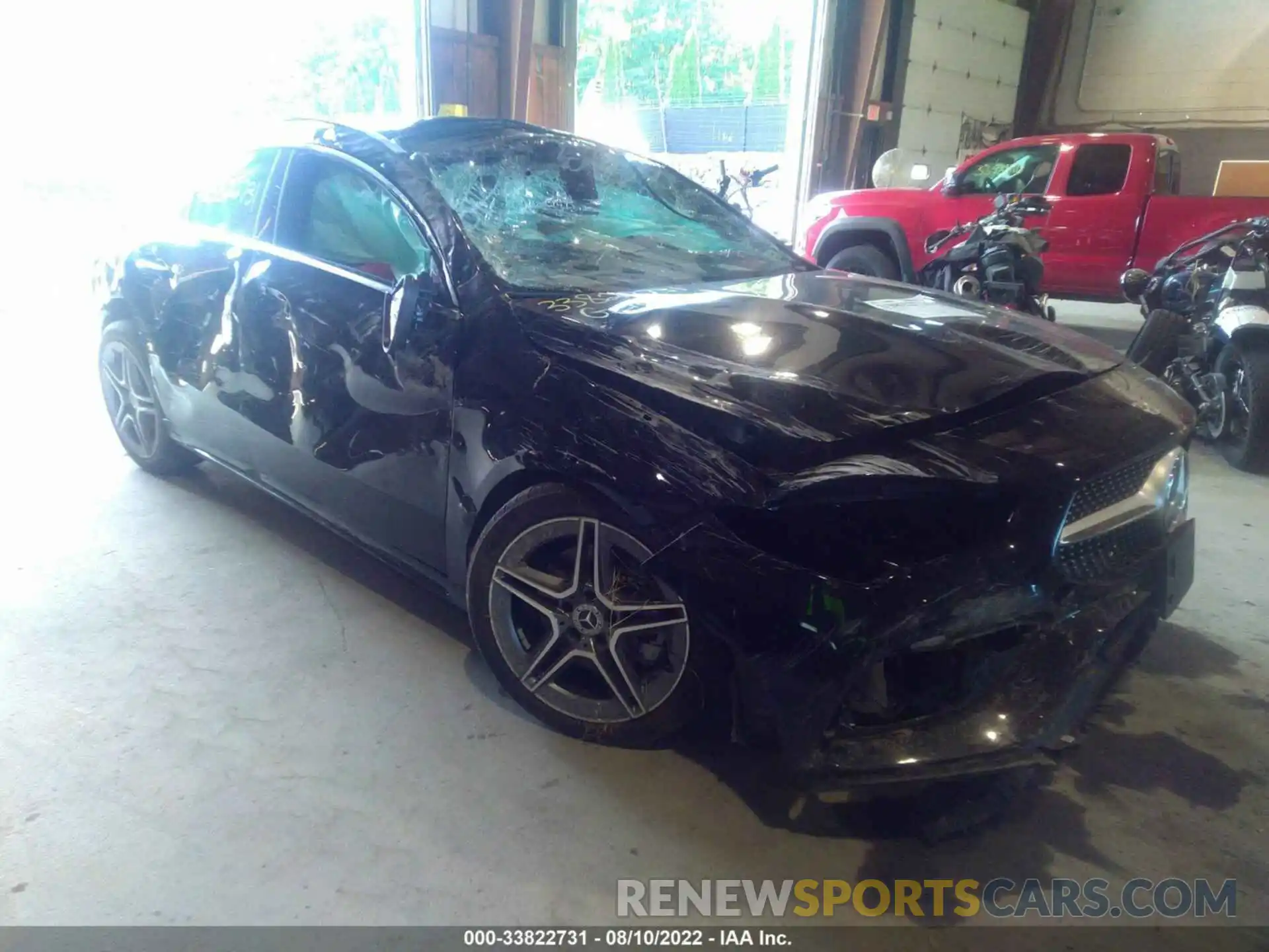 1 Photograph of a damaged car W1K5J4HB2NN248962 MERCEDES-BENZ CLA 2022