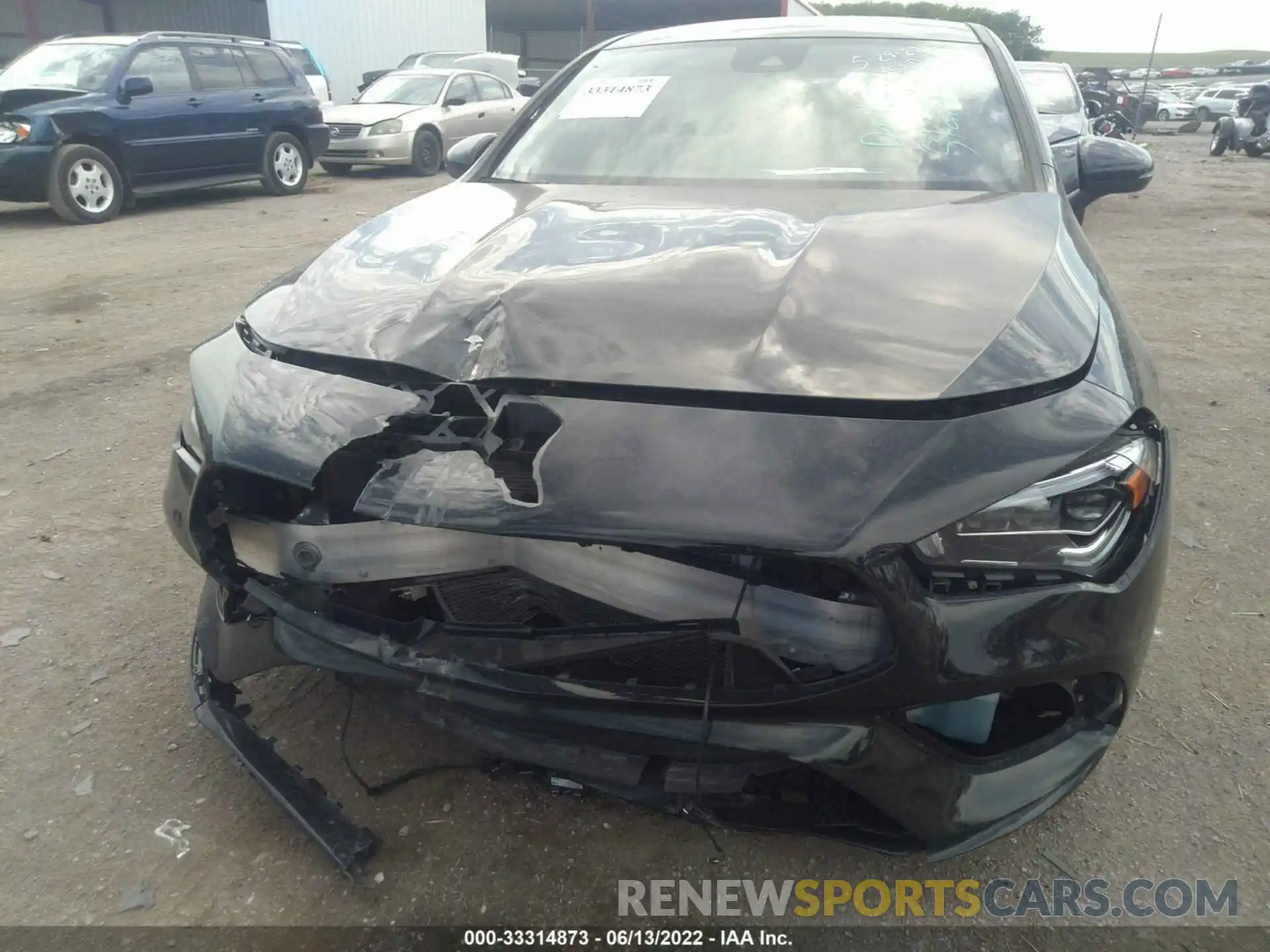 6 Photograph of a damaged car W1K5J4HB3NN256052 MERCEDES-BENZ CLA 2022