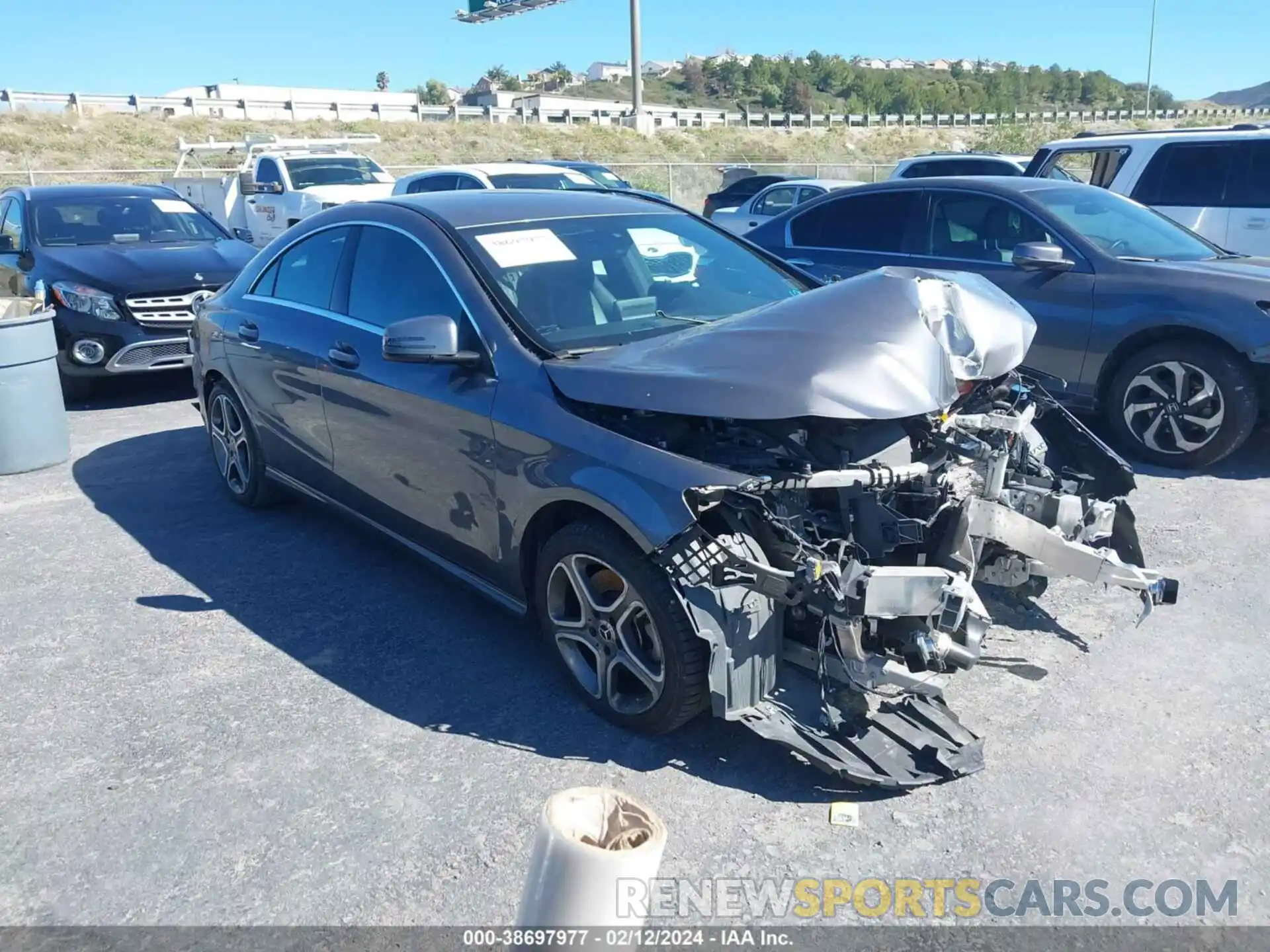 1 Photograph of a damaged car WDDSJ4EB6KN751414 MERCEDES-BENZ CLA 250 2019