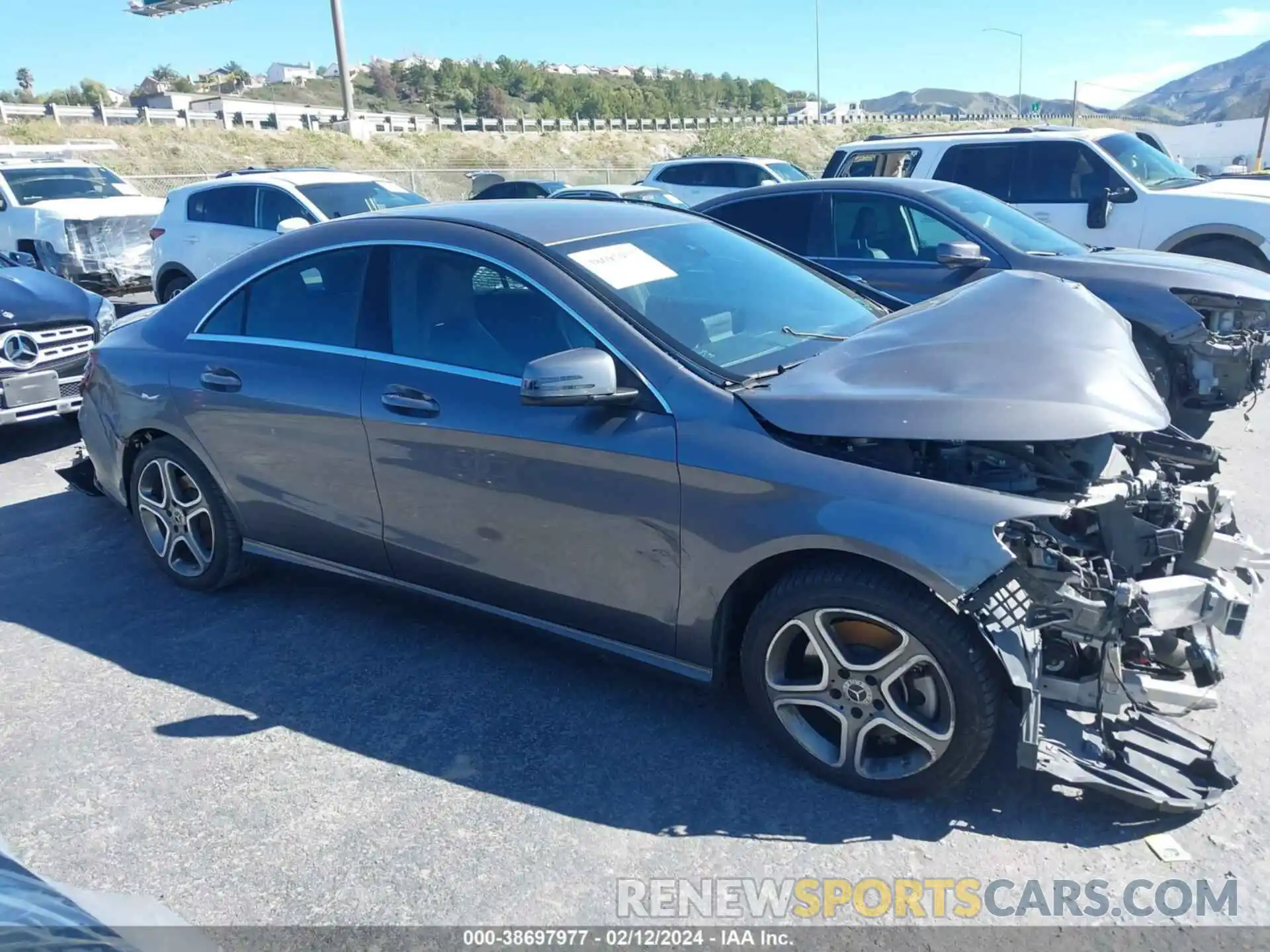 14 Photograph of a damaged car WDDSJ4EB6KN751414 MERCEDES-BENZ CLA 250 2019