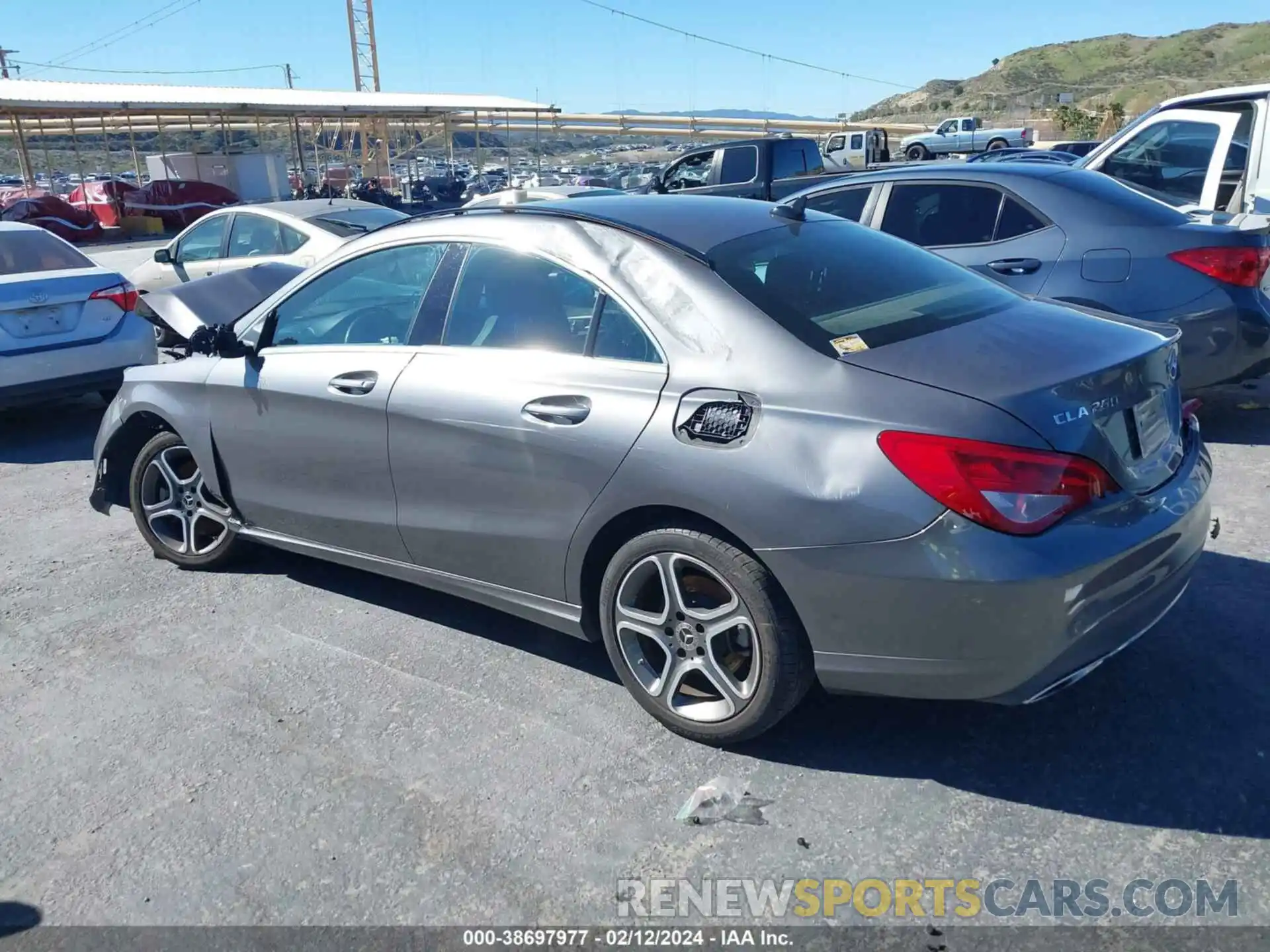 3 Photograph of a damaged car WDDSJ4EB6KN751414 MERCEDES-BENZ CLA 250 2019