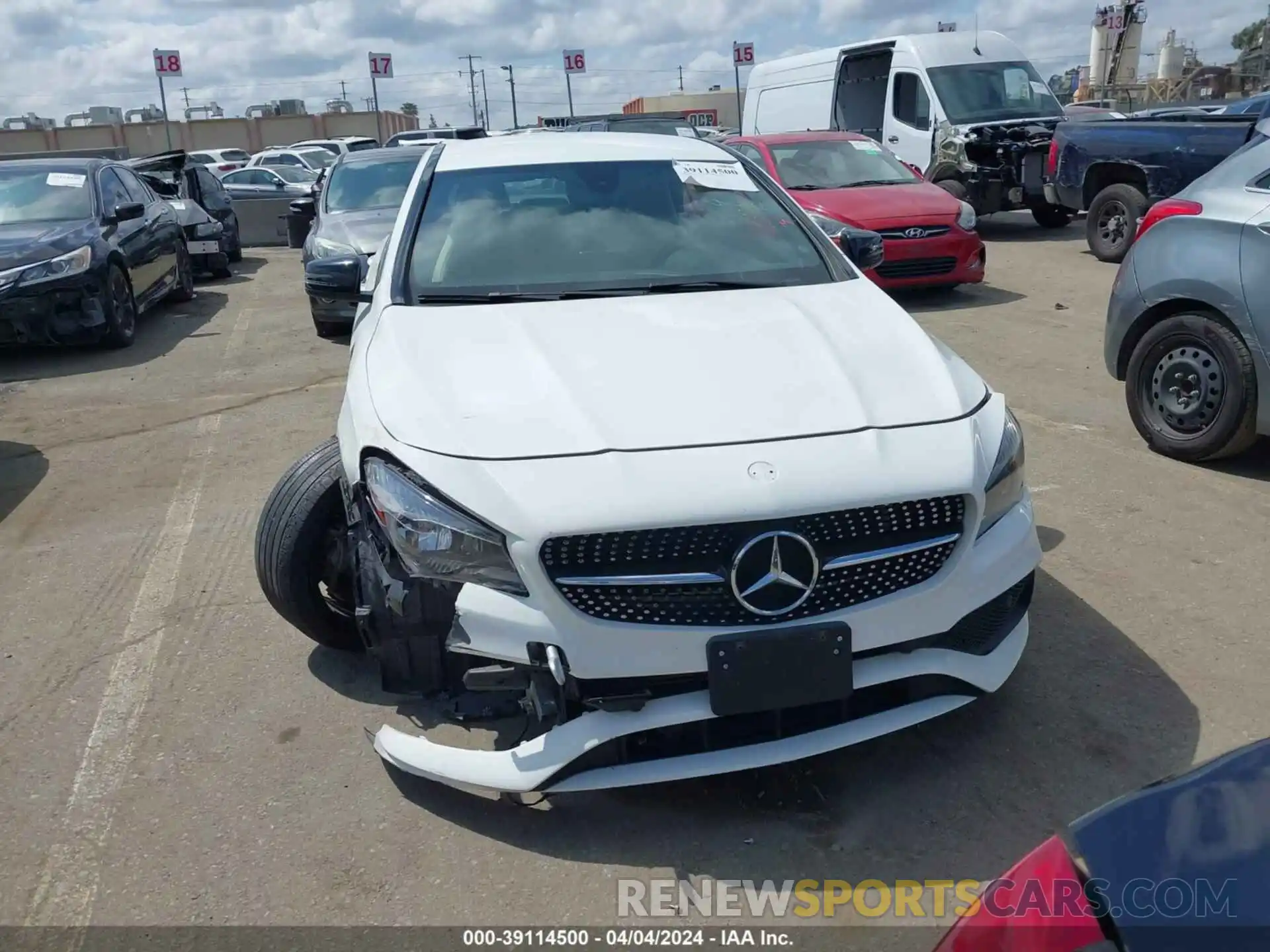 12 Photograph of a damaged car WDDSJ4EB8KN726997 MERCEDES-BENZ CLA 250 2019