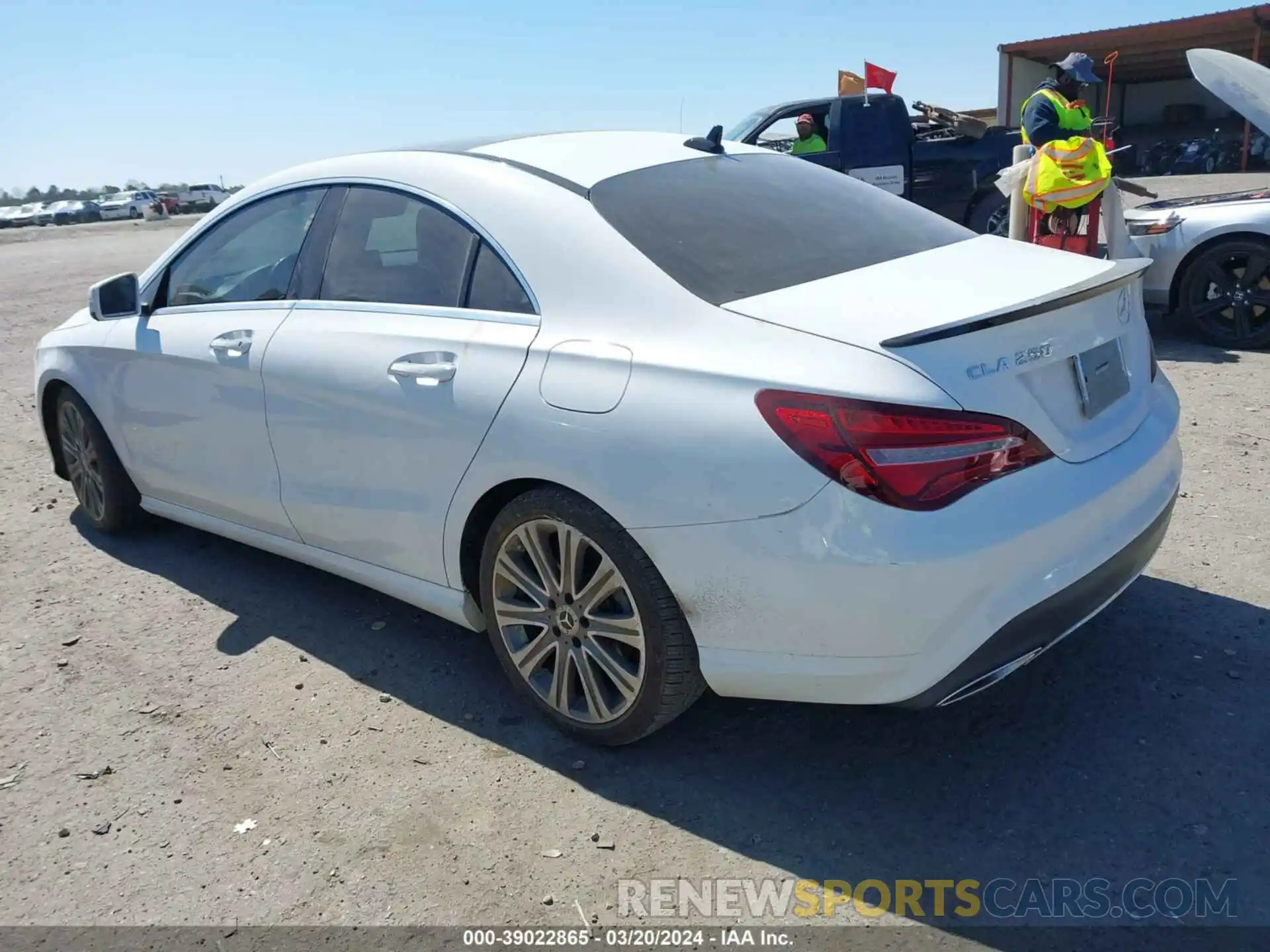 3 Photograph of a damaged car WDDSJ4GB6KN722640 MERCEDES-BENZ CLA 250 2019