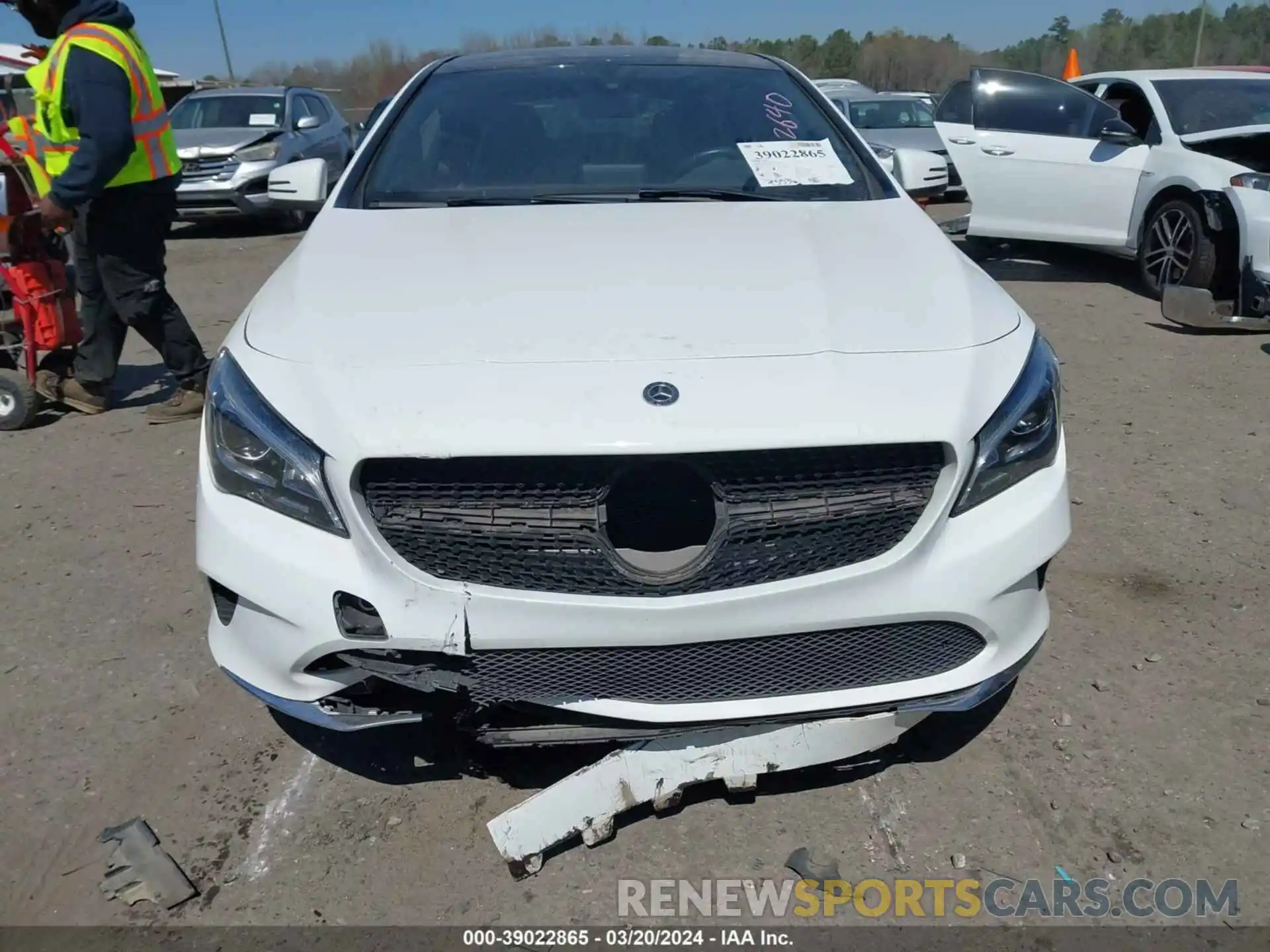 6 Фотография поврежденного автомобиля WDDSJ4GB6KN722640 MERCEDES-BENZ CLA 250 2019