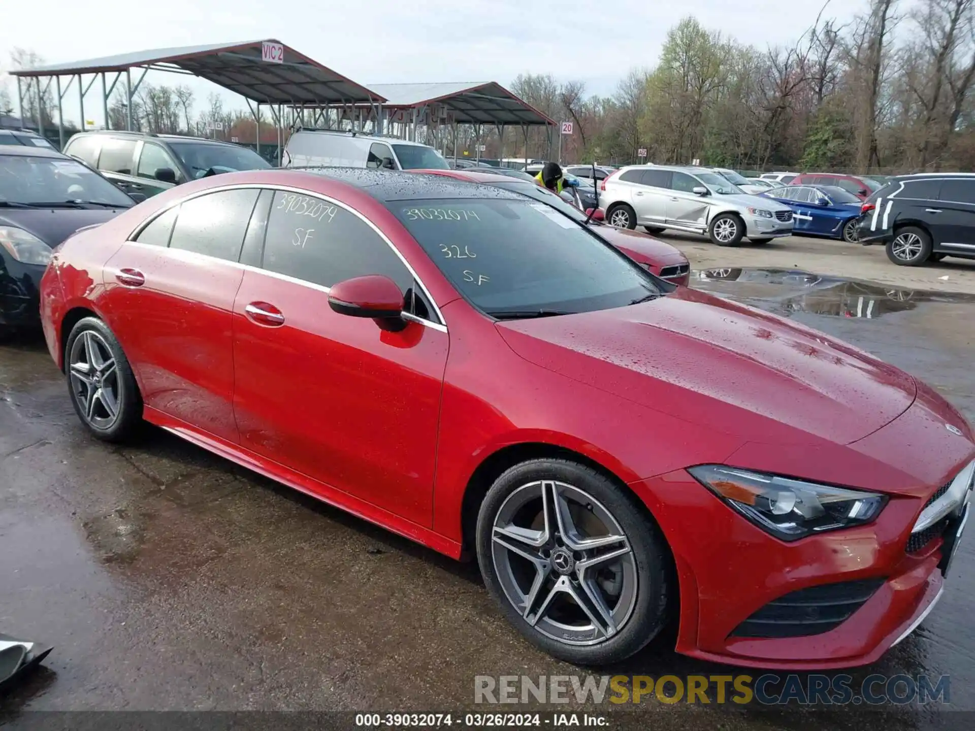 1 Photograph of a damaged car W1K5J4HB6MN170796 MERCEDES-BENZ CLA 250 2021