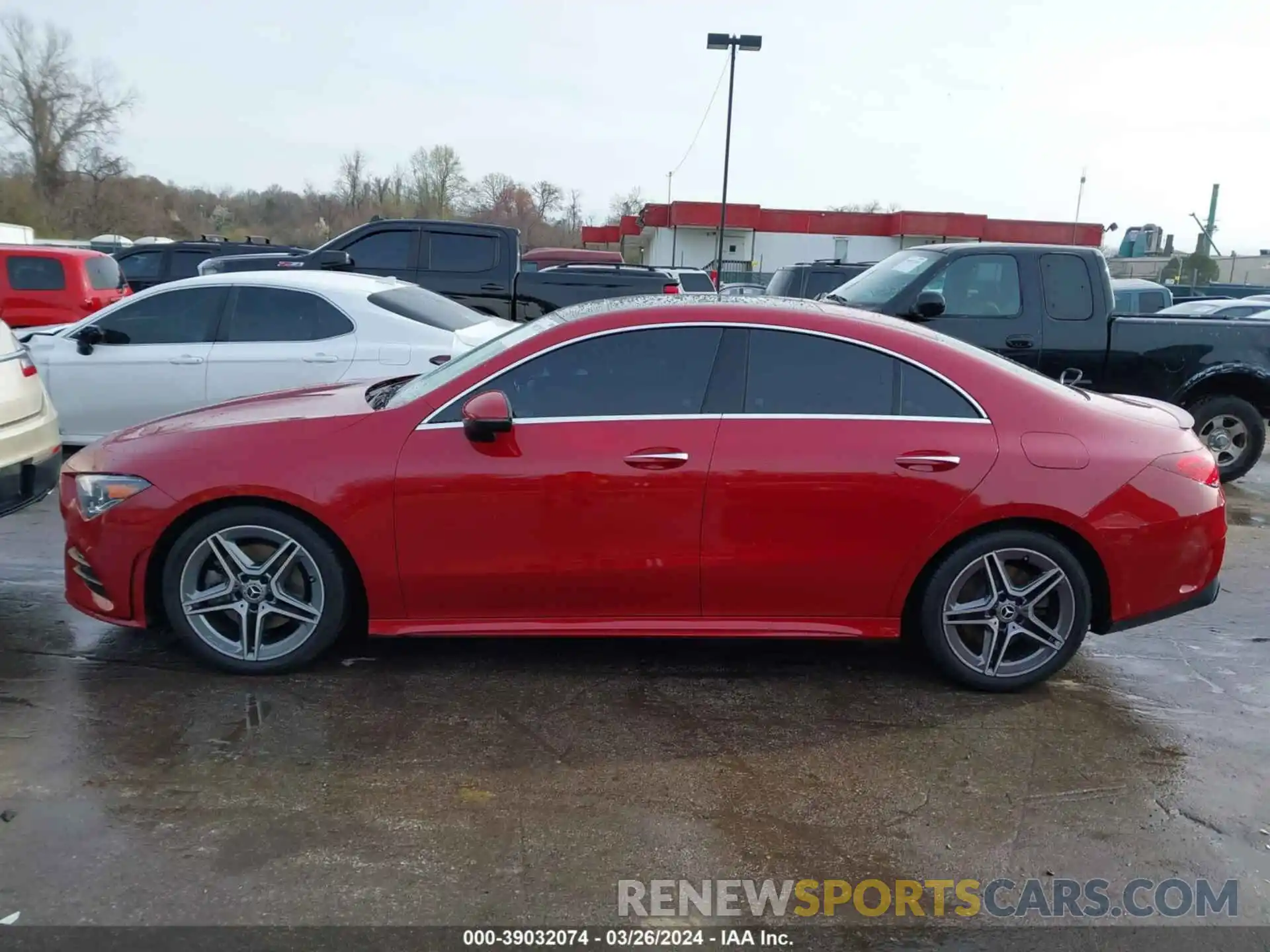 14 Photograph of a damaged car W1K5J4HB6MN170796 MERCEDES-BENZ CLA 250 2021