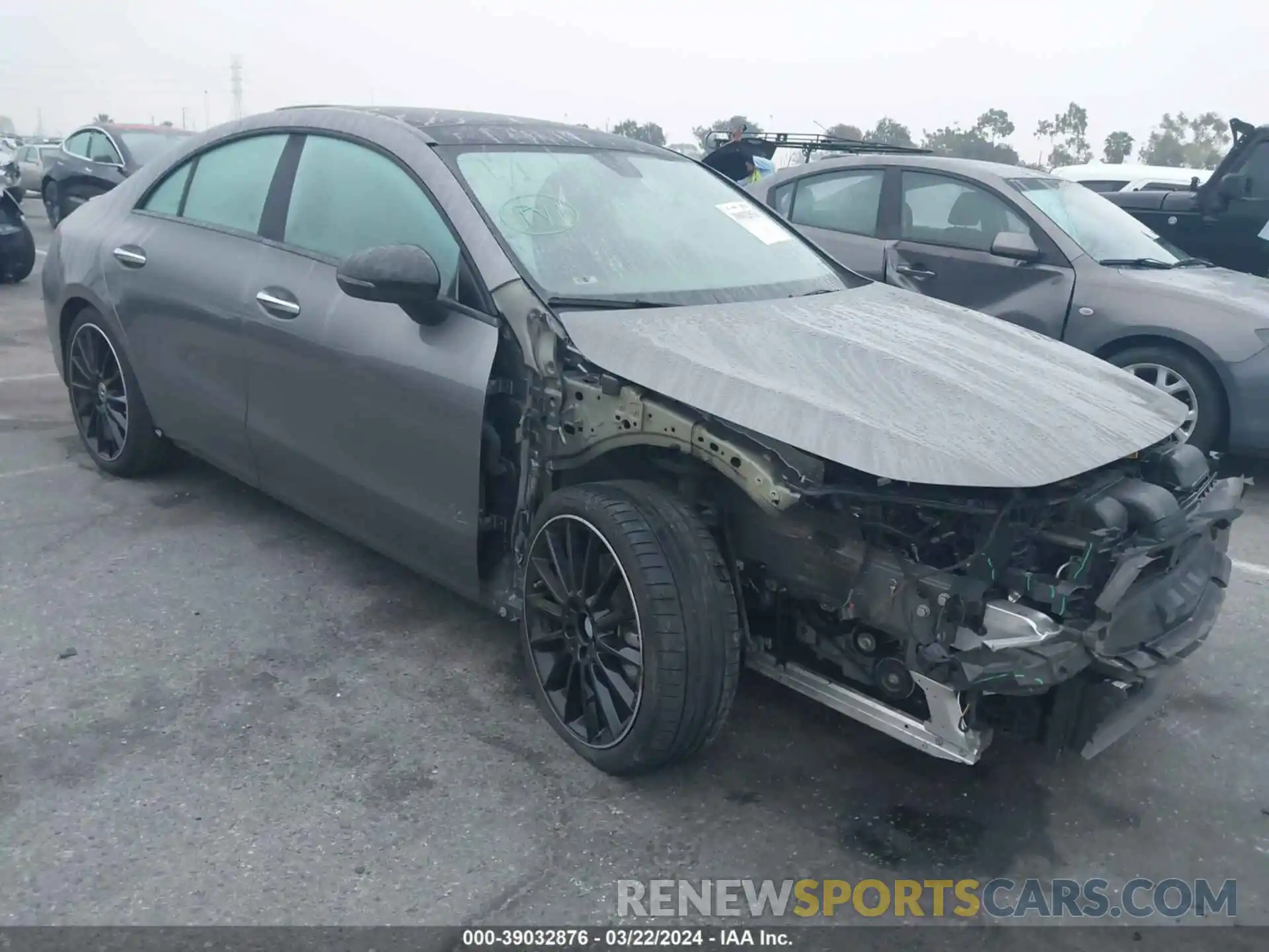 1 Photograph of a damaged car W1K5J4GB0NN319237 MERCEDES-BENZ CLA 250 COUPE 2022