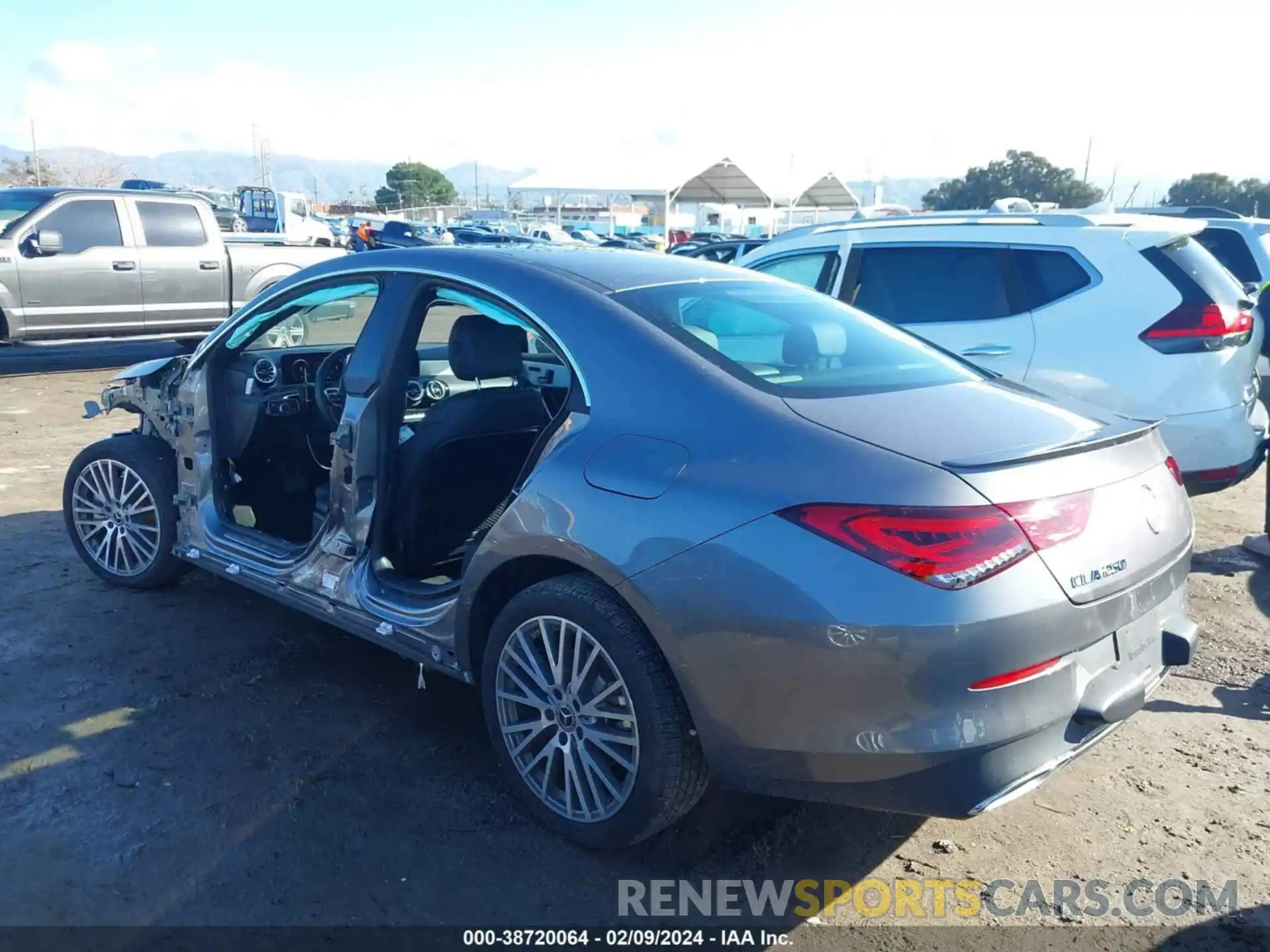 3 Photograph of a damaged car W1K5J4GB0PN366464 MERCEDES-BENZ CLA 250 COUPE 2023