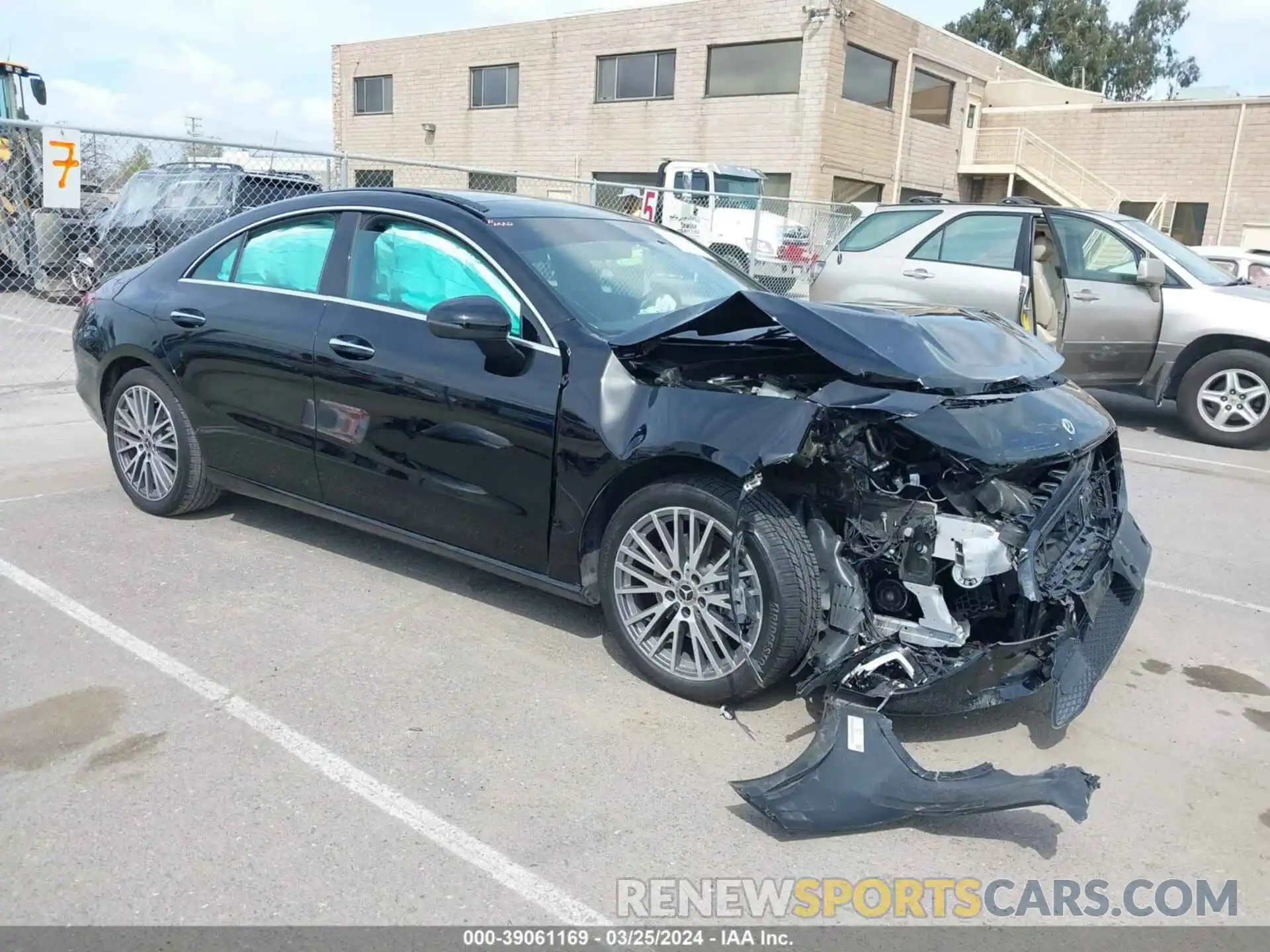 1 Photograph of a damaged car W1K5J4GB1PN383905 MERCEDES-BENZ CLA 250 COUPE 2023