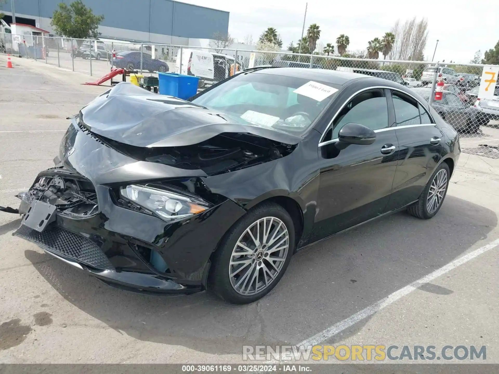 2 Photograph of a damaged car W1K5J4GB1PN383905 MERCEDES-BENZ CLA 250 COUPE 2023