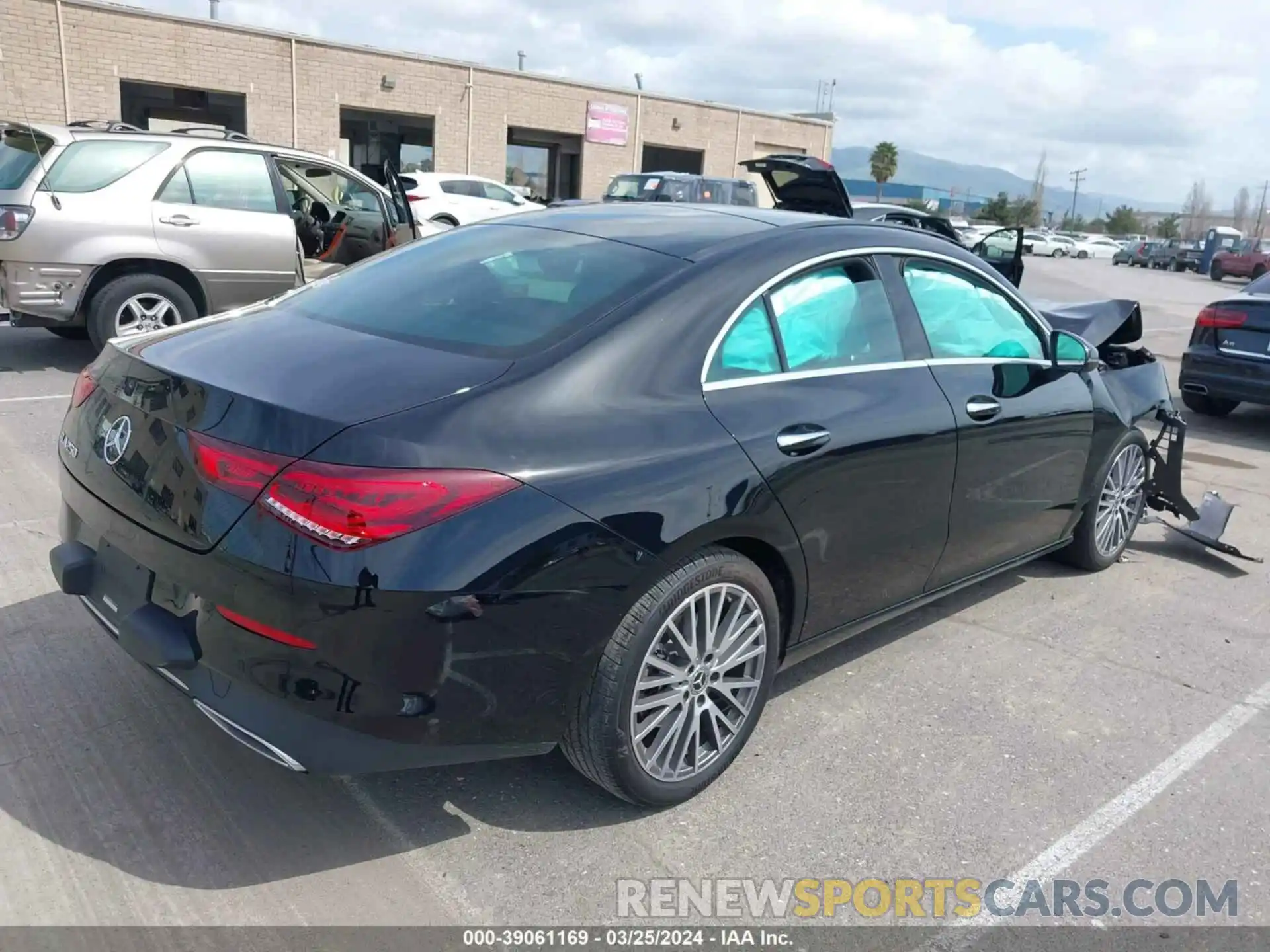 4 Photograph of a damaged car W1K5J4GB1PN383905 MERCEDES-BENZ CLA 250 COUPE 2023