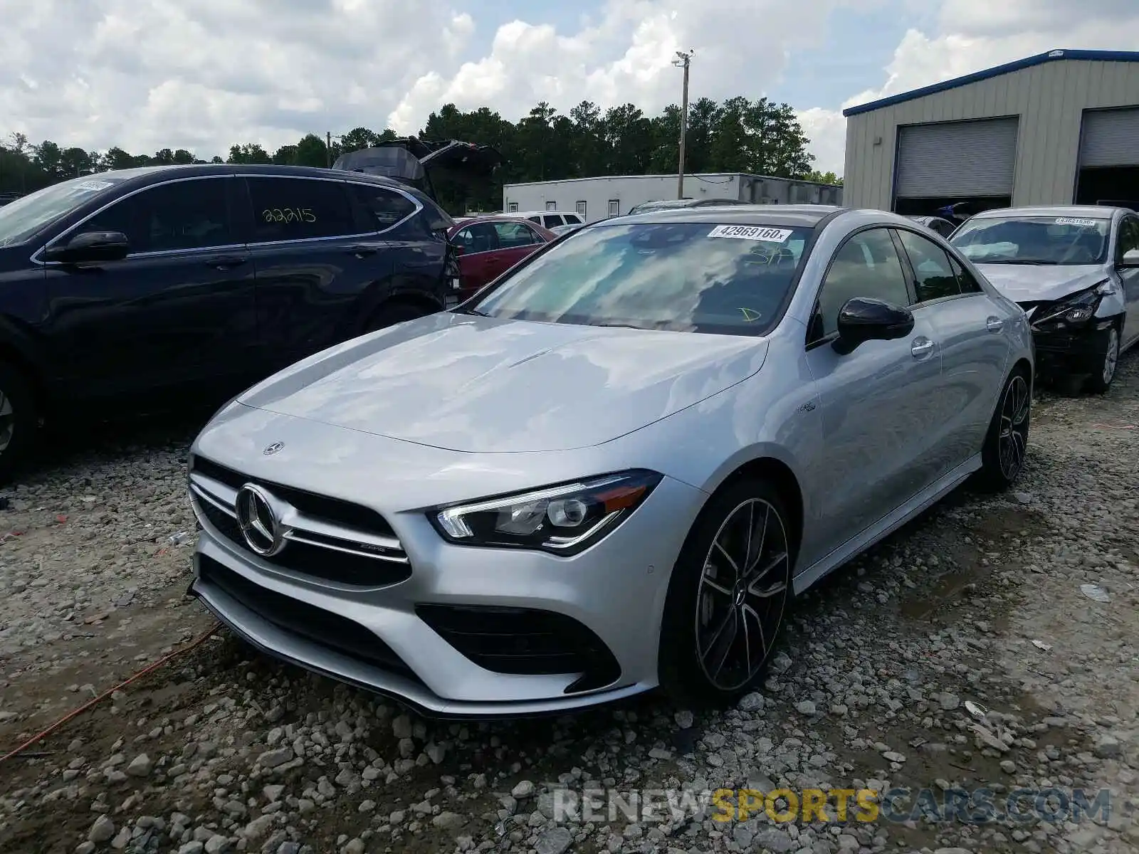 2 Photograph of a damaged car W1K5J5BB8LN122598 MERCEDES-BENZ CLA AMG 35 2020