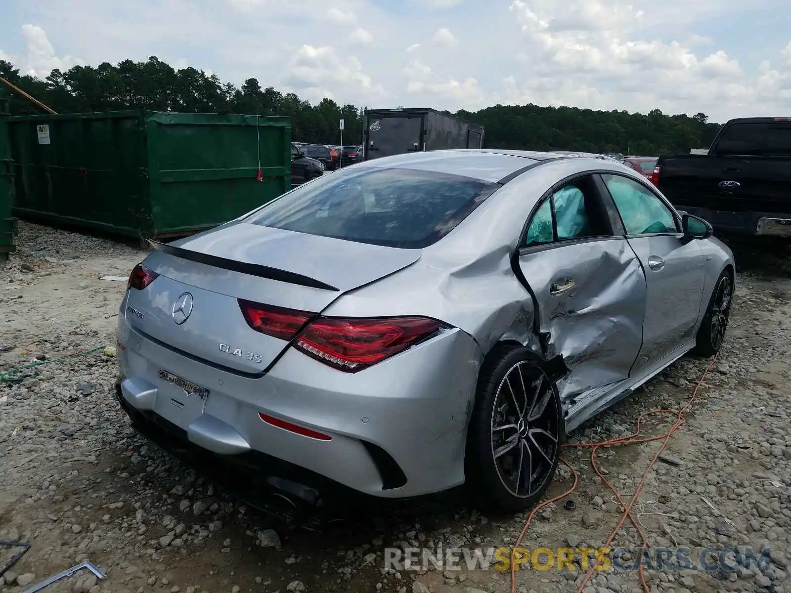 4 Фотография поврежденного автомобиля W1K5J5BB8LN122598 MERCEDES-BENZ CLA AMG 35 2020