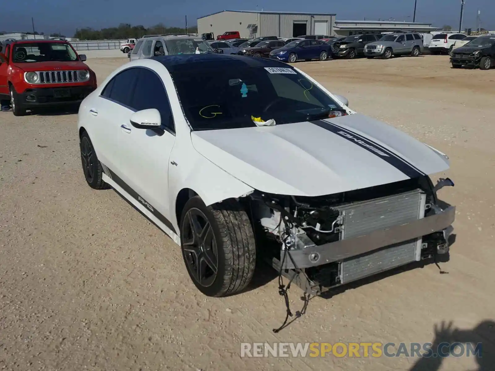 1 Photograph of a damaged car WDD5J5BB0LN072912 MERCEDES-BENZ CLA AMG 35 2020