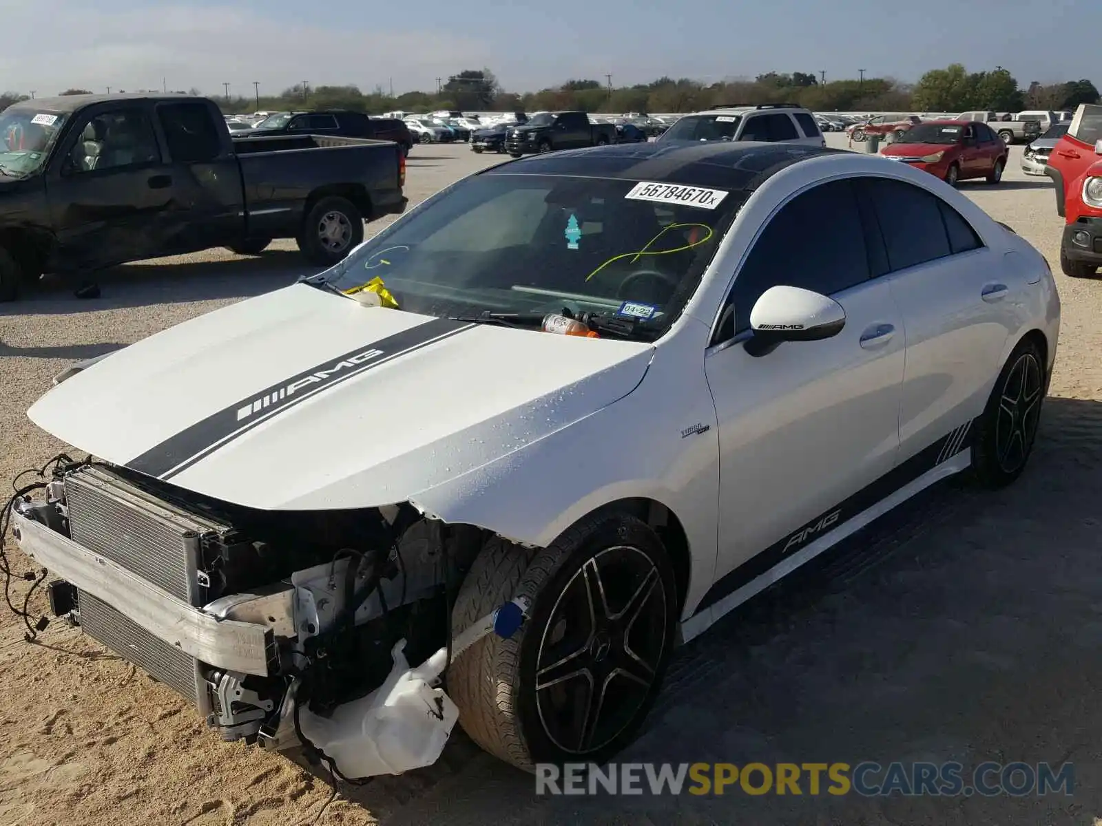 2 Photograph of a damaged car WDD5J5BB0LN072912 MERCEDES-BENZ CLA AMG 35 2020