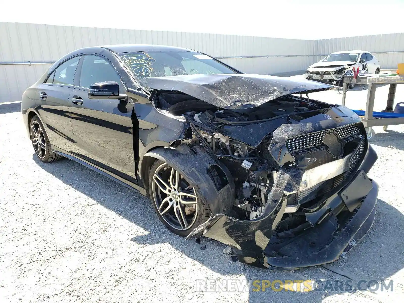 1 Photograph of a damaged car WDDSJ4EB0KN705237 MERCEDES-BENZ CLA-CLASS 2019