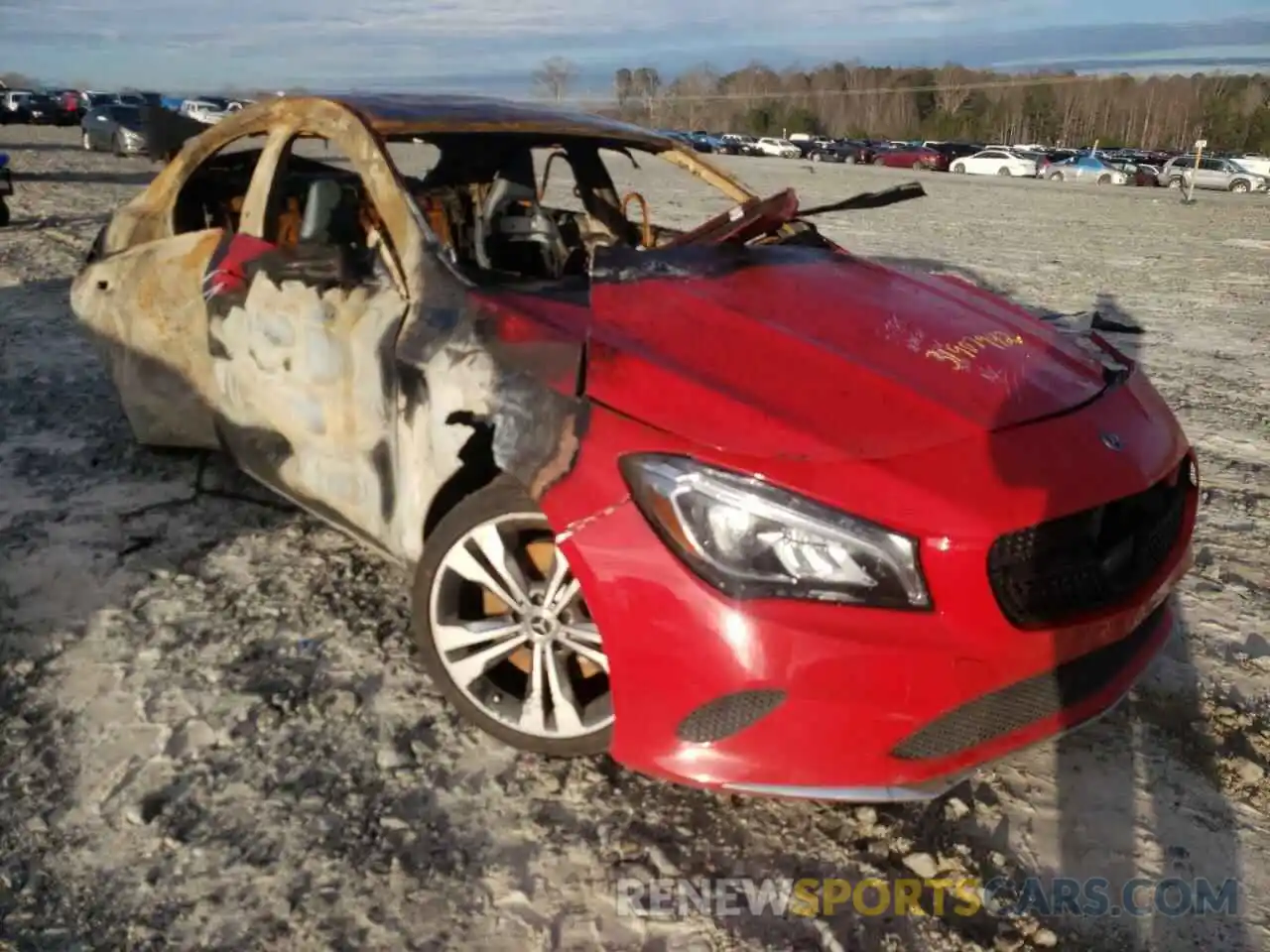 1 Photograph of a damaged car WDDSJ4EB0KN708624 MERCEDES-BENZ CLA-CLASS 2019