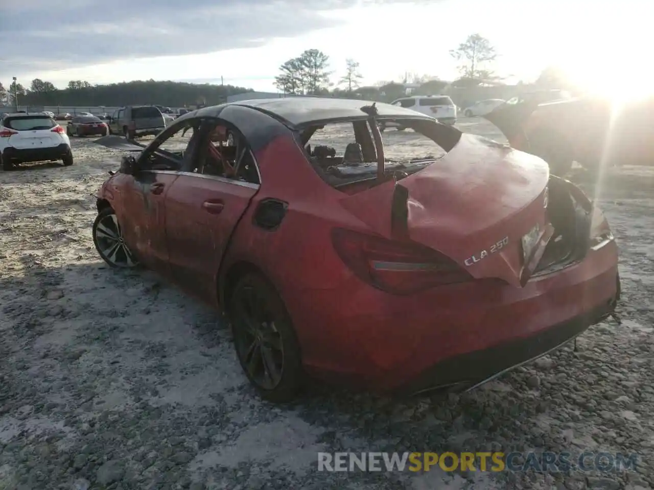 3 Photograph of a damaged car WDDSJ4EB0KN708624 MERCEDES-BENZ CLA-CLASS 2019