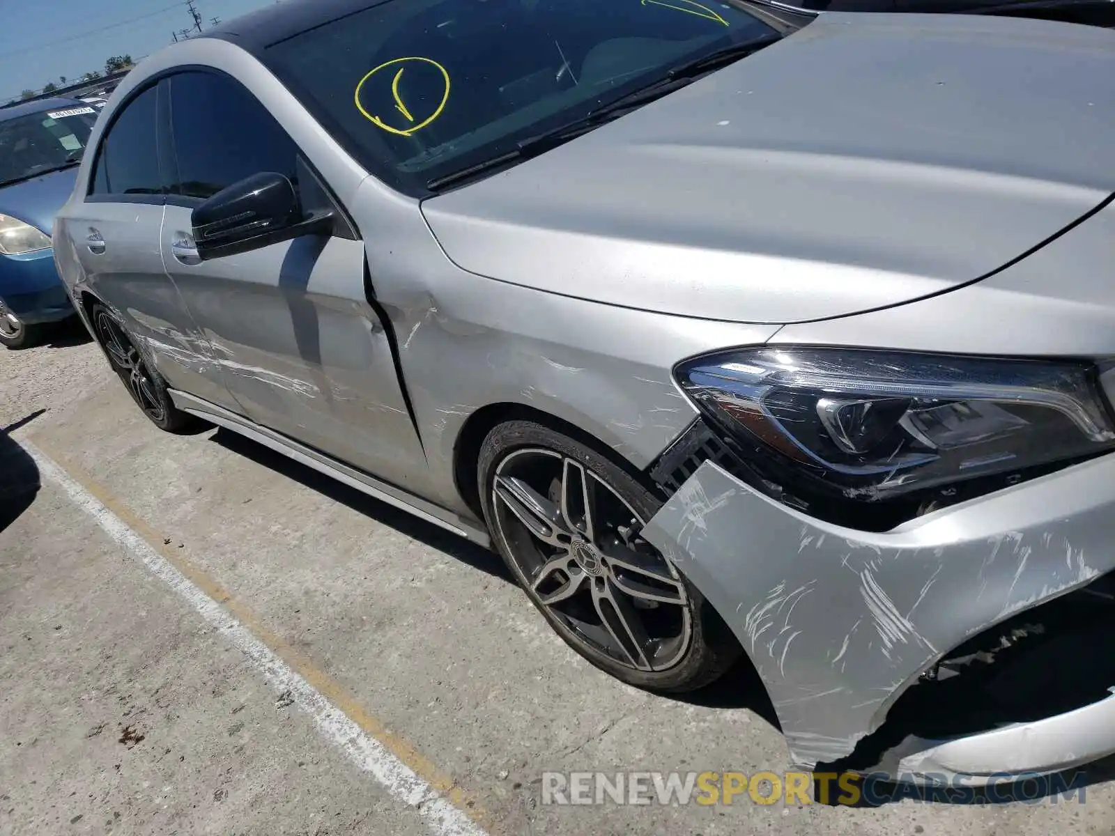 9 Photograph of a damaged car WDDSJ4EB0KN711541 MERCEDES-BENZ CLA-CLASS 2019