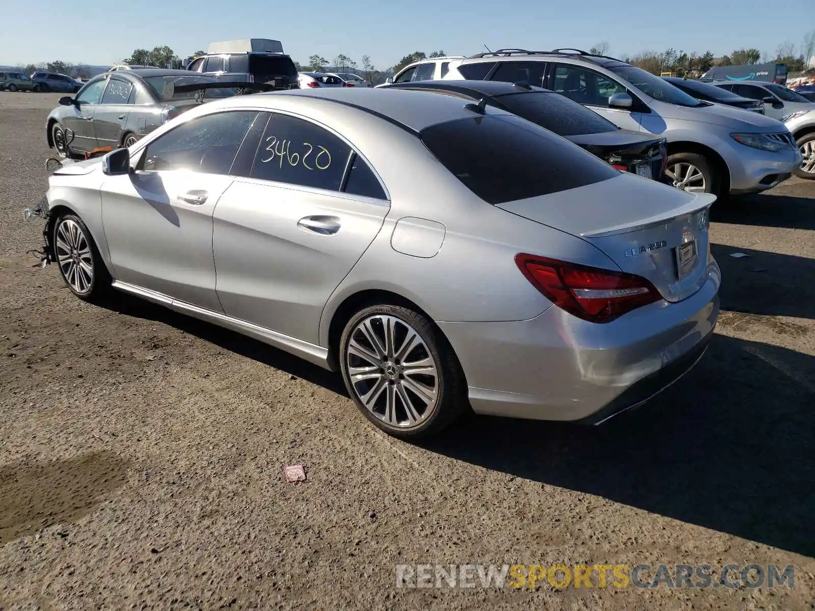 3 Photograph of a damaged car WDDSJ4EB0KN721356 MERCEDES-BENZ CLA-CLASS 2019