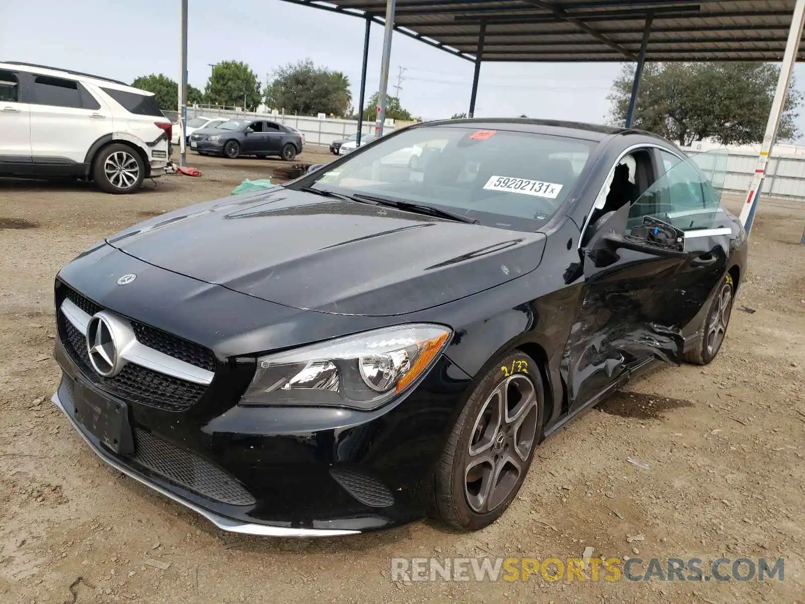 2 Photograph of a damaged car WDDSJ4EB0KN724905 MERCEDES-BENZ CLA-CLASS 2019