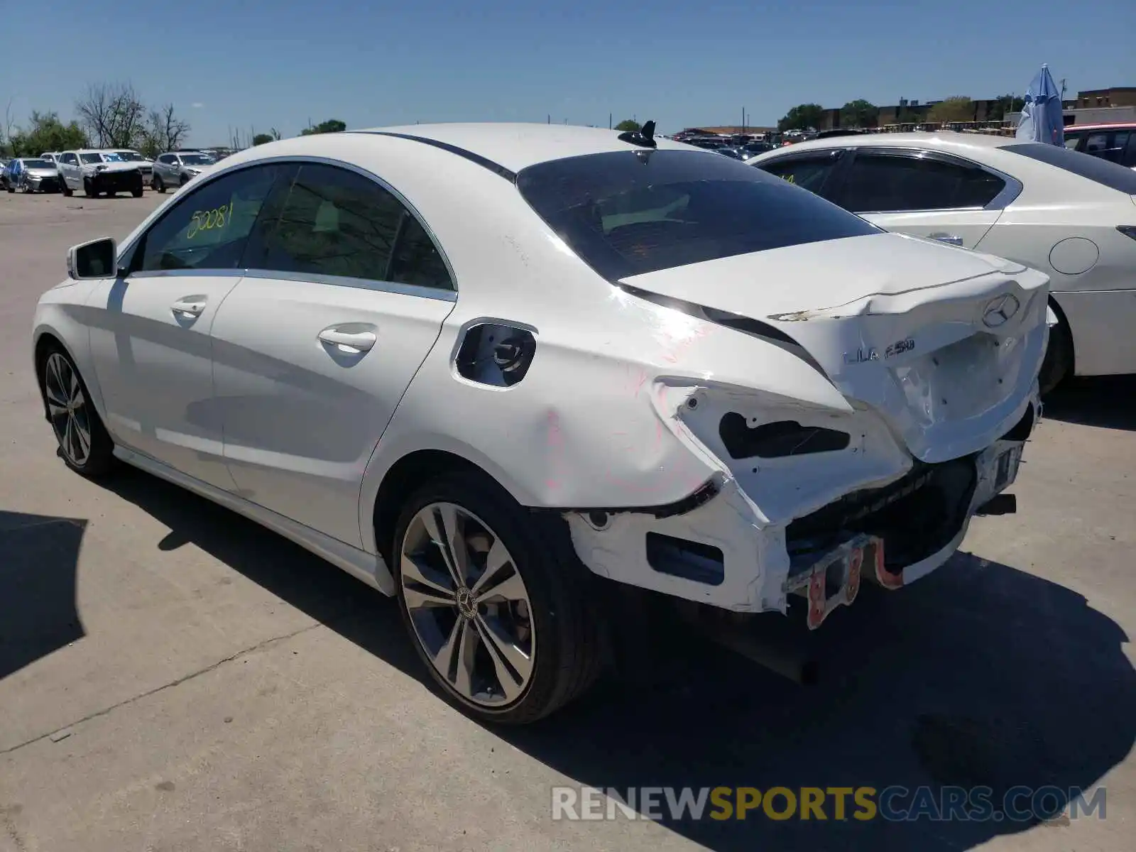 3 Photograph of a damaged car WDDSJ4EB0KN738996 MERCEDES-BENZ CLA-CLASS 2019