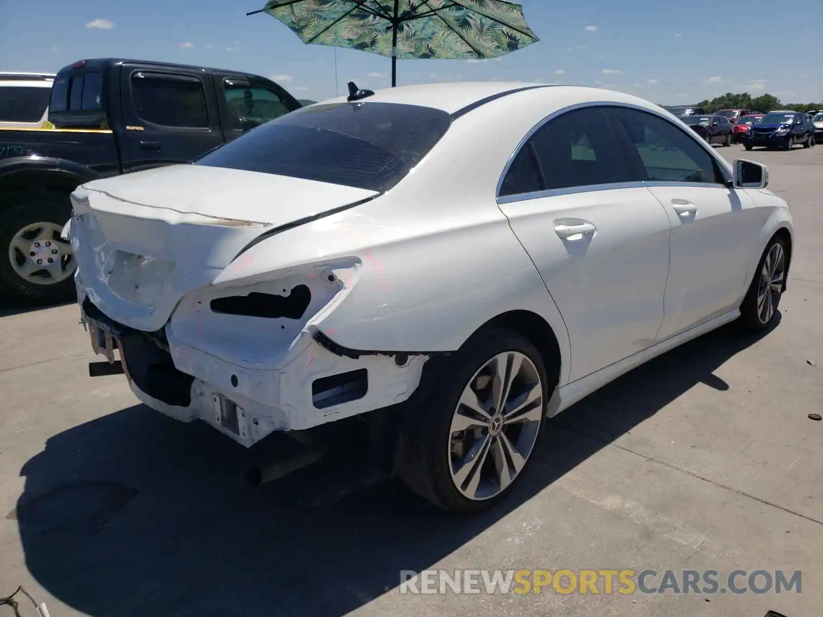 4 Photograph of a damaged car WDDSJ4EB0KN738996 MERCEDES-BENZ CLA-CLASS 2019