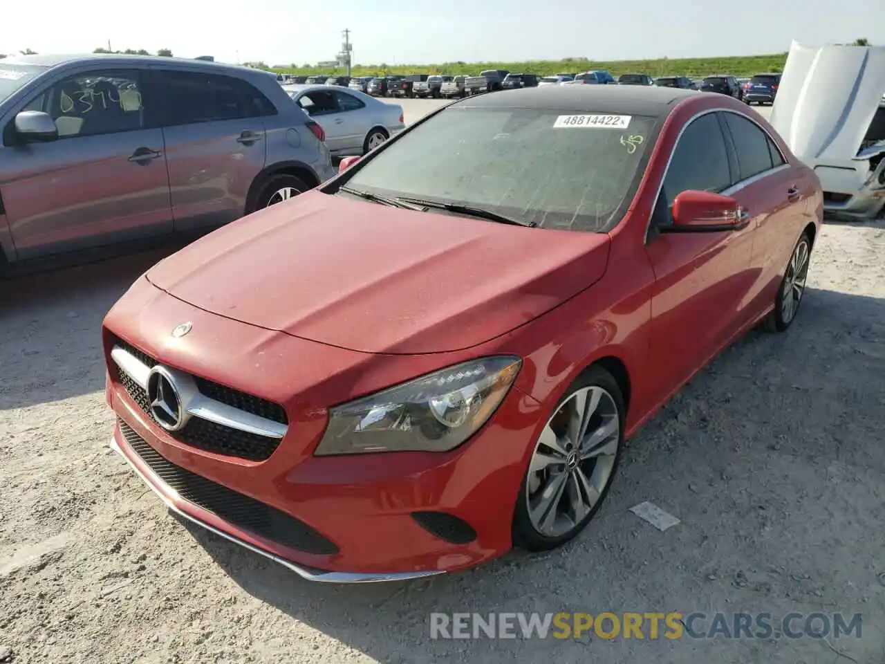 2 Photograph of a damaged car WDDSJ4EB0KN771349 MERCEDES-BENZ CLA-CLASS 2019