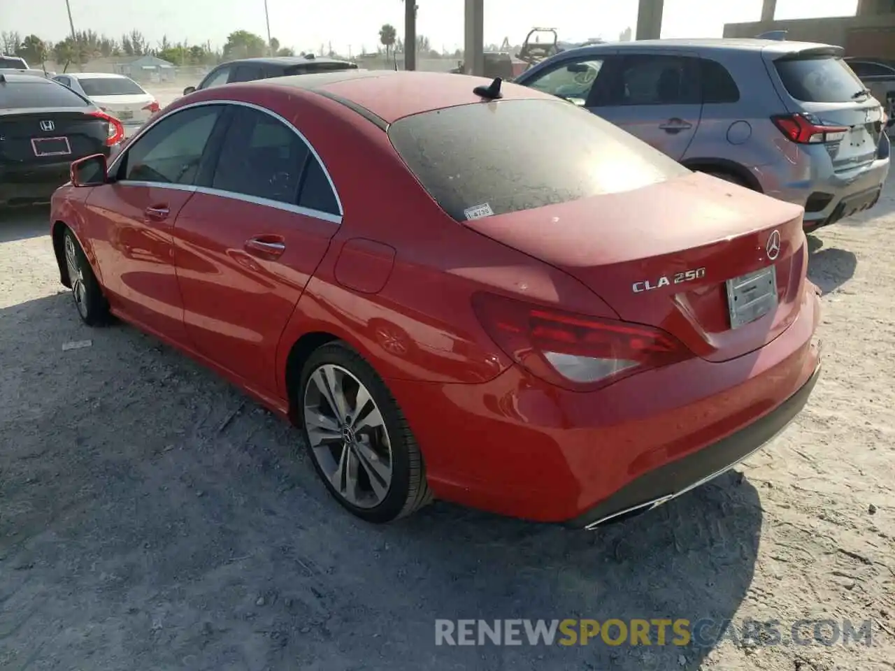 3 Photograph of a damaged car WDDSJ4EB0KN771349 MERCEDES-BENZ CLA-CLASS 2019