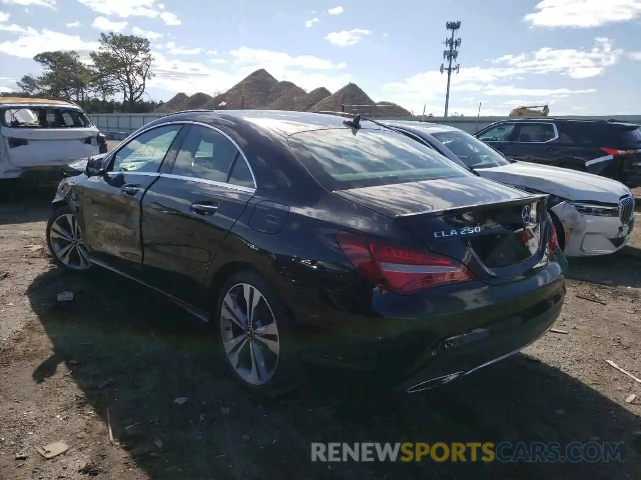 3 Photograph of a damaged car WDDSJ4EB0KN772291 MERCEDES-BENZ CLA-CLASS 2019