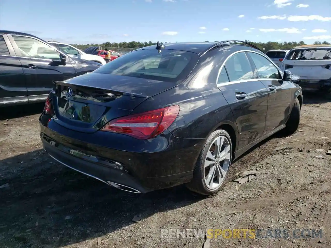 4 Photograph of a damaged car WDDSJ4EB0KN772291 MERCEDES-BENZ CLA-CLASS 2019