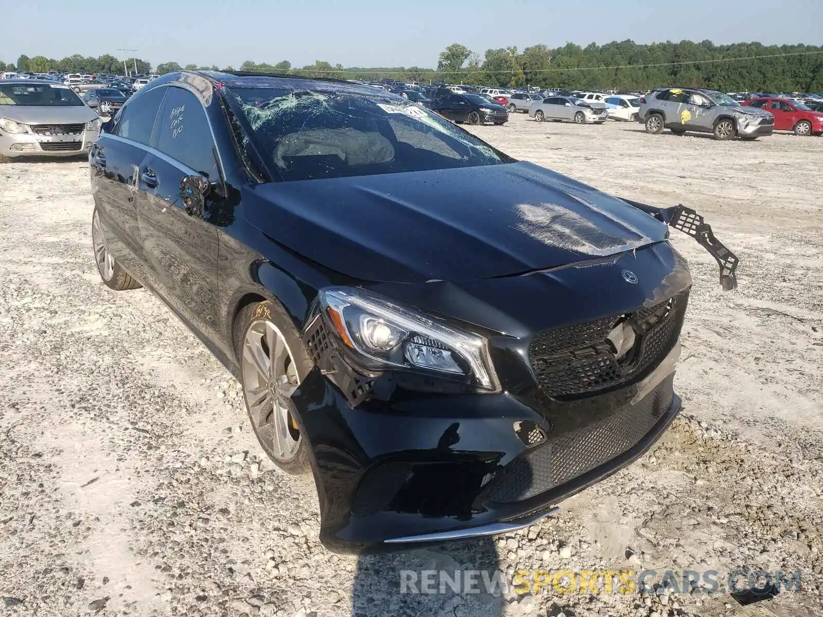 1 Photograph of a damaged car WDDSJ4EB0KN776566 MERCEDES-BENZ CLA-CLASS 2019