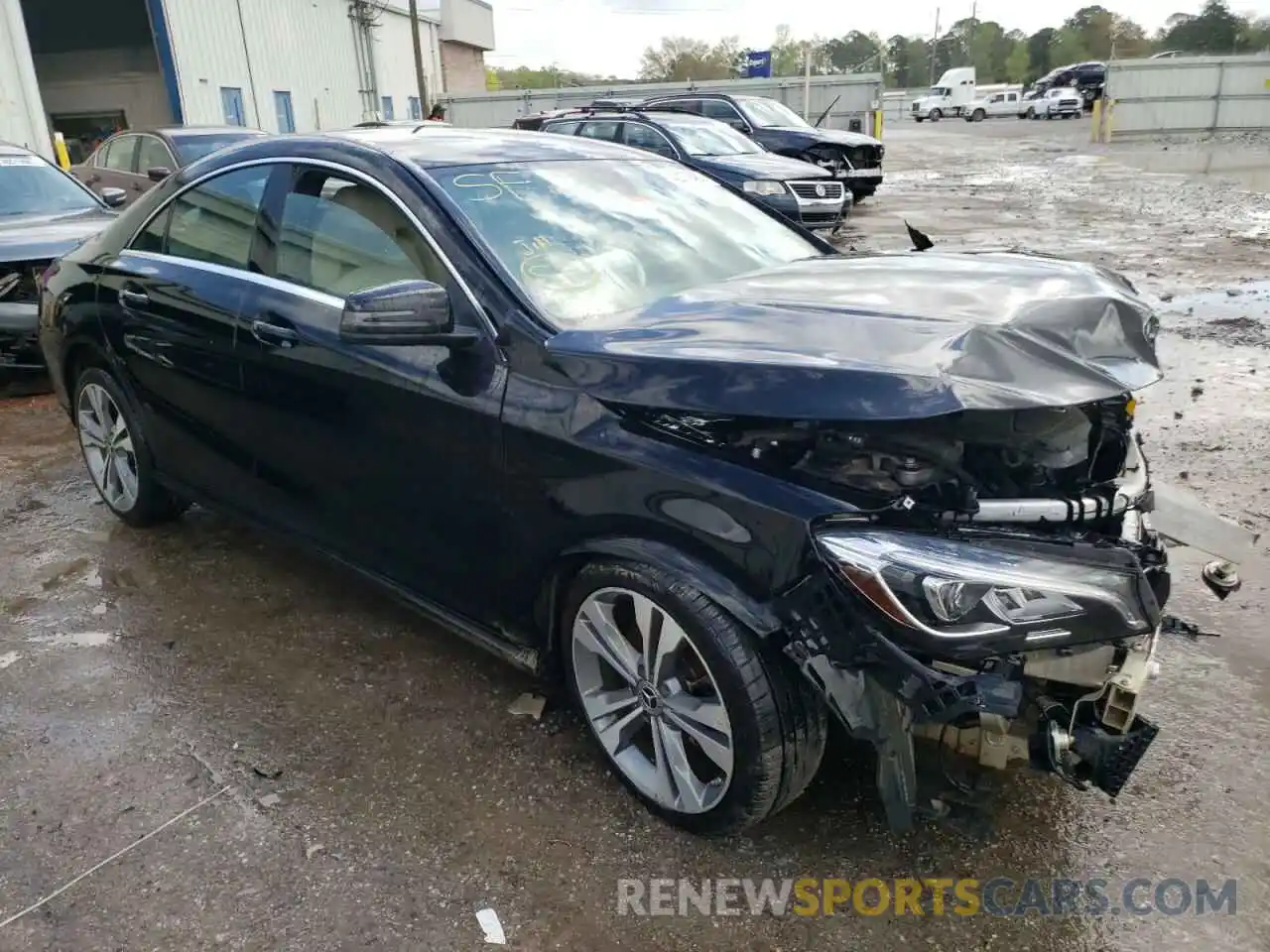 1 Photograph of a damaged car WDDSJ4EB1KN700709 MERCEDES-BENZ CLA-CLASS 2019