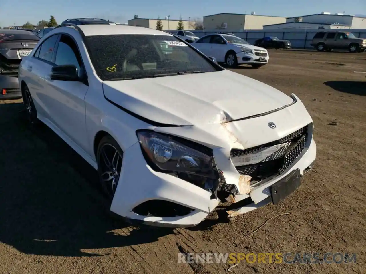 1 Photograph of a damaged car WDDSJ4EB1KN704176 MERCEDES-BENZ CLA-CLASS 2019