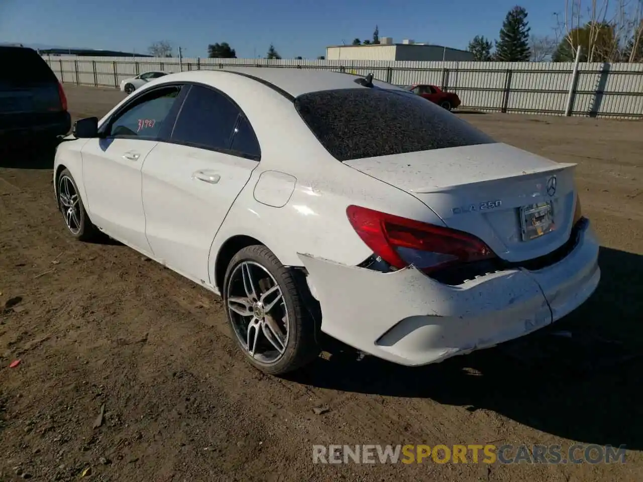 3 Photograph of a damaged car WDDSJ4EB1KN704176 MERCEDES-BENZ CLA-CLASS 2019