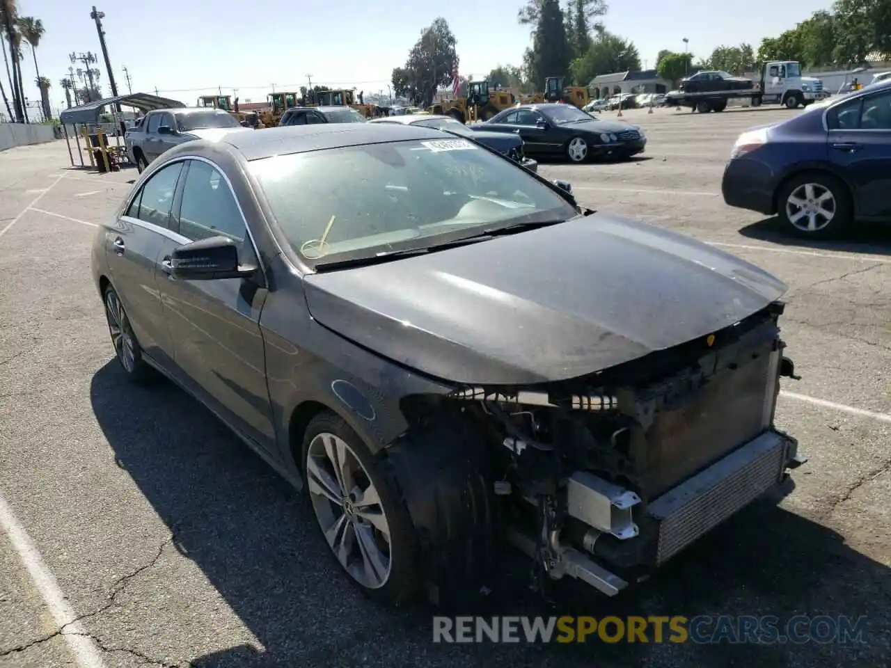 1 Photograph of a damaged car WDDSJ4EB1KN718031 MERCEDES-BENZ CLA-CLASS 2019