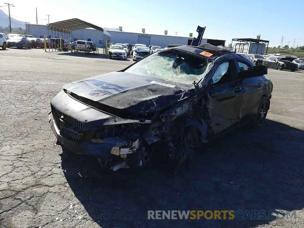 2 Photograph of a damaged car WDDSJ4EB1KN737355 MERCEDES-BENZ CLA-CLASS 2019