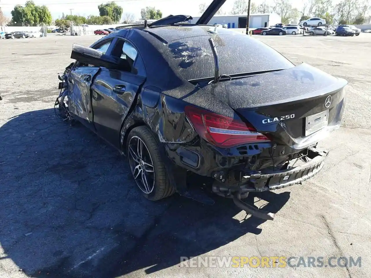 3 Photograph of a damaged car WDDSJ4EB1KN737355 MERCEDES-BENZ CLA-CLASS 2019