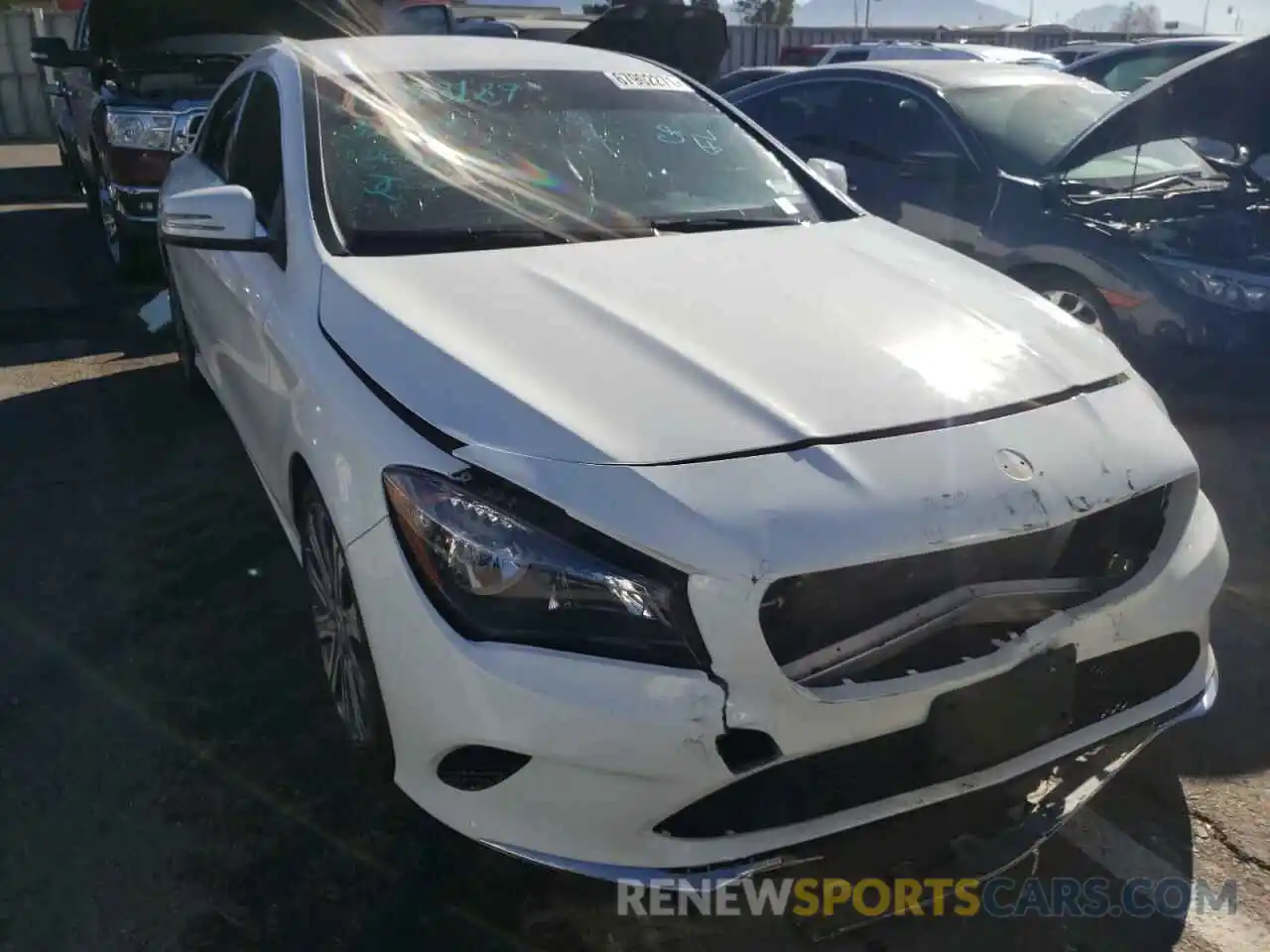 1 Photograph of a damaged car WDDSJ4EB1KN739154 MERCEDES-BENZ CLA-CLASS 2019