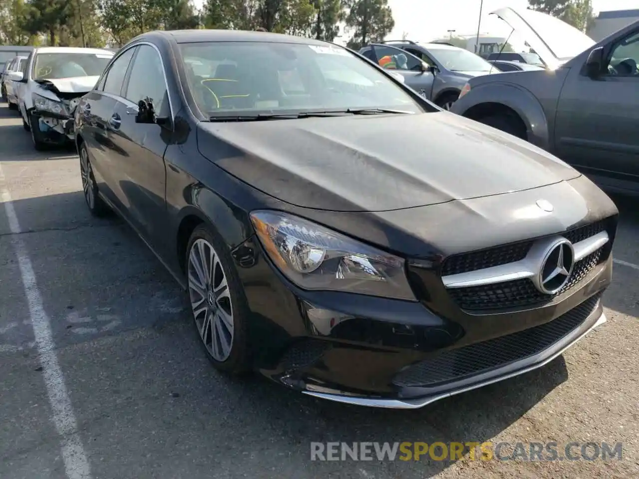 1 Photograph of a damaged car WDDSJ4EB1KN741874 MERCEDES-BENZ CLA-CLASS 2019