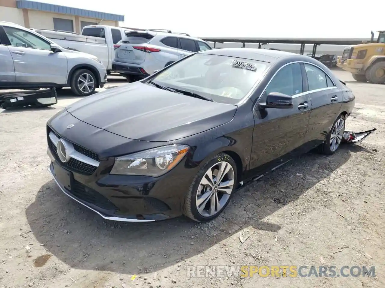 2 Photograph of a damaged car WDDSJ4EB1KN766645 MERCEDES-BENZ CLA-CLASS 2019