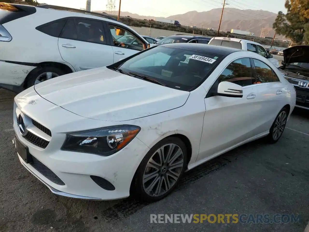 1 Photograph of a damaged car WDDSJ4EB2KN721729 MERCEDES-BENZ CLA-CLASS 2019