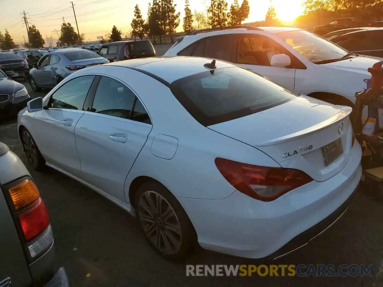 2 Photograph of a damaged car WDDSJ4EB2KN721729 MERCEDES-BENZ CLA-CLASS 2019