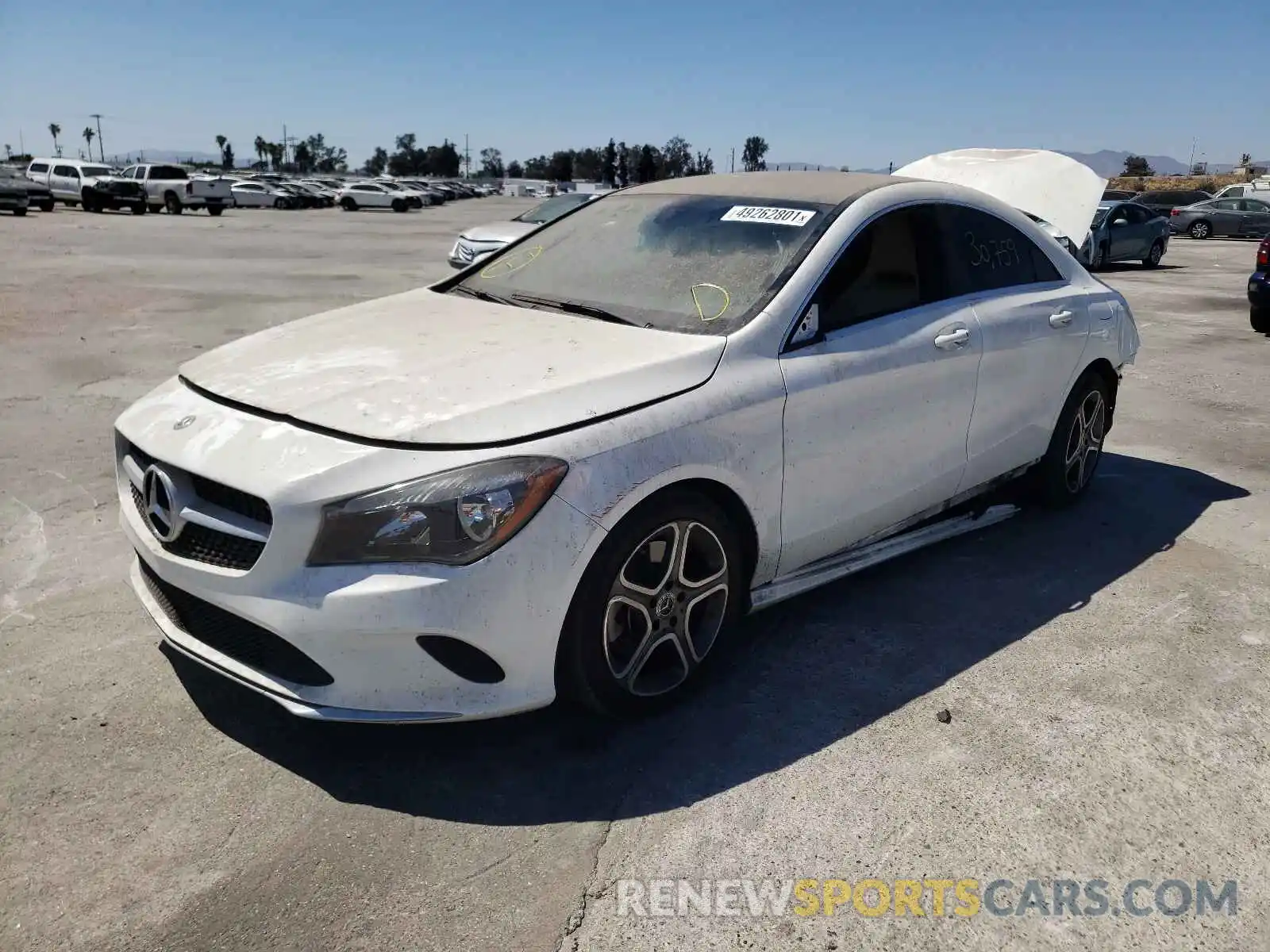 2 Photograph of a damaged car WDDSJ4EB2KN752219 MERCEDES-BENZ CLA-CLASS 2019