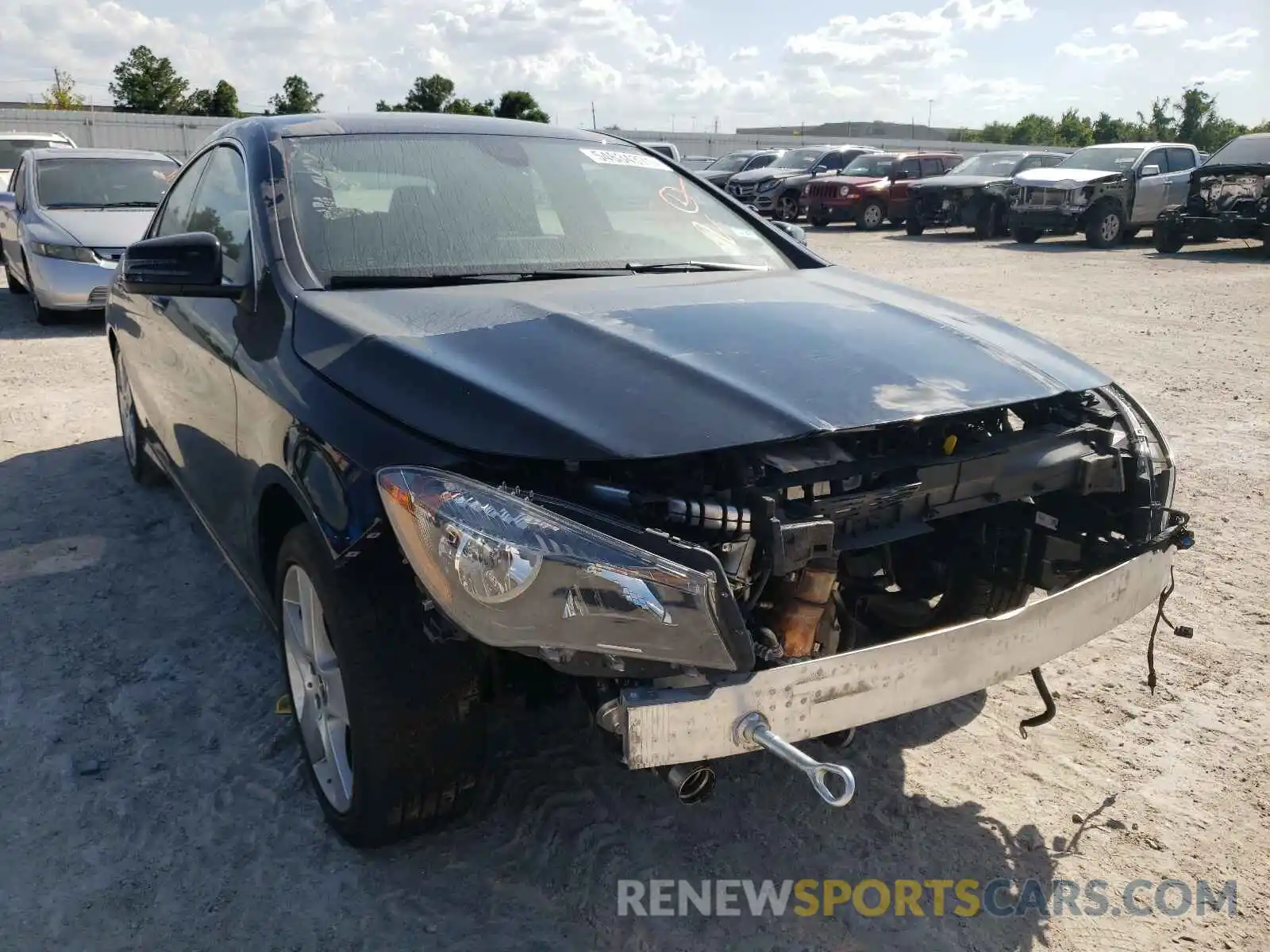 1 Photograph of a damaged car WDDSJ4EB3KN699322 MERCEDES-BENZ CLA-CLASS 2019