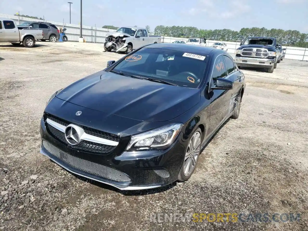 2 Photograph of a damaged car WDDSJ4EB3KN700212 MERCEDES-BENZ CLA-CLASS 2019