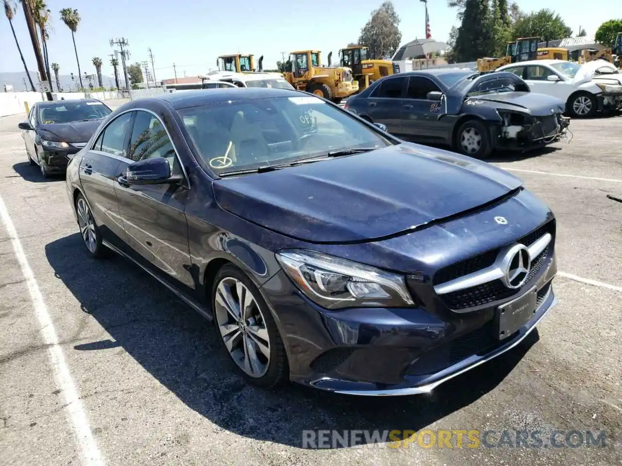 1 Photograph of a damaged car WDDSJ4EB3KN733792 MERCEDES-BENZ CLA-CLASS 2019